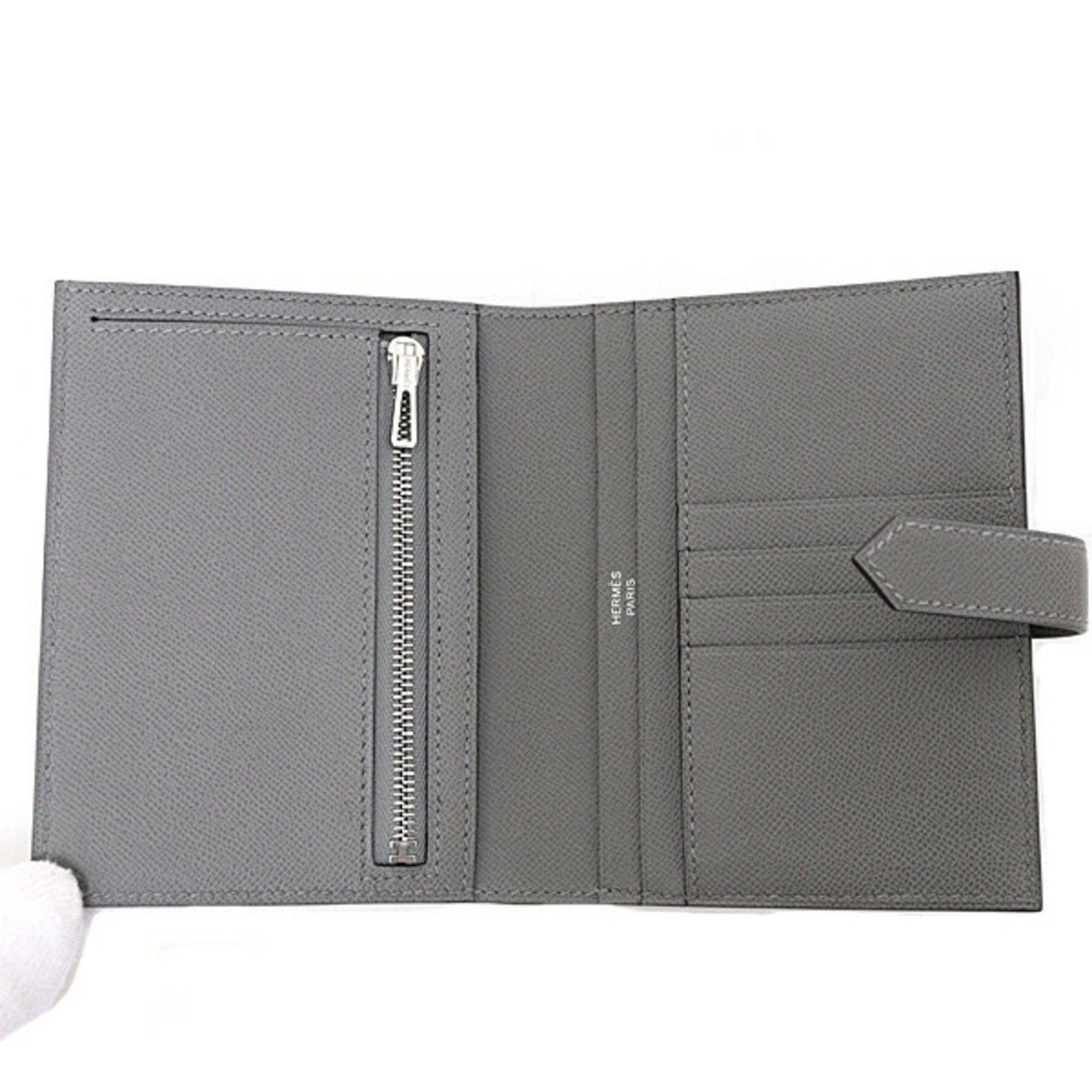 Hermes Hermes Bearn Compact Bi-fold Wallet Veau Madame W Stamp (Made in 2024) Grimayer Unused Size ONE SIZE - 4 Thumbnail