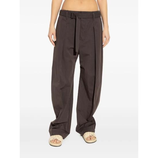 Lemaire LEMAIRE Women Straight Pants PA1177LF1228 BR490 BROWN Size 25" / US 0 / IT 36 - 5 Thumbnail