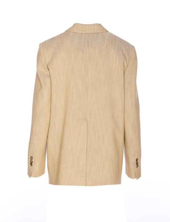 Pinko PINKO Women Jackets 104890 A2EJD18 Beige Size M / US 6-8 / IT 42-44 - 2 Thumbnail