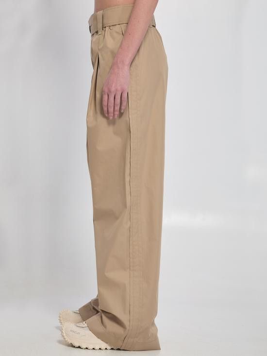 Moncler MONCLER Women Straight Pants 2A00012 BEIGE Size 26" / US 2 / IT 38 - 3 Thumbnail