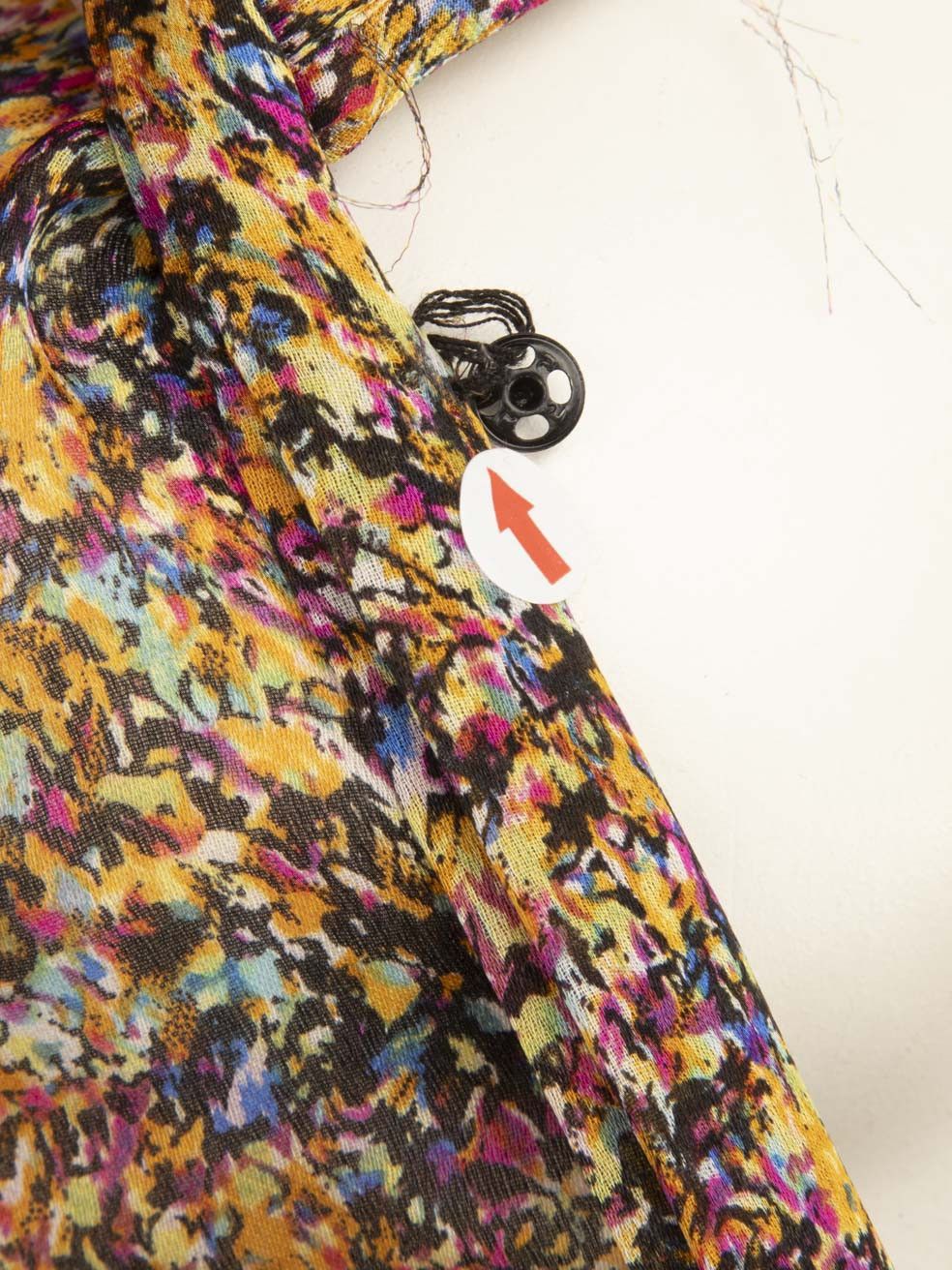 Dries Van Noten Silk Abstract Pattern Sheer Dress Size XS / US 0-2 / IT 36-38 - 4 Thumbnail