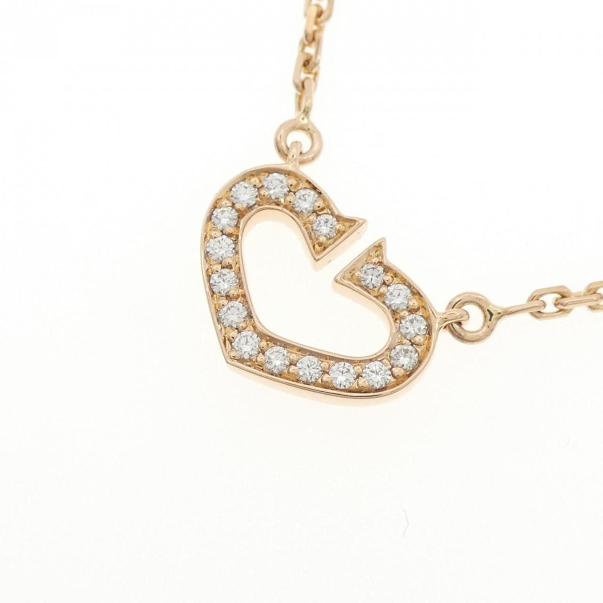 Cartier Cartier C heart necklace Size ONE SIZE - 3 Thumbnail