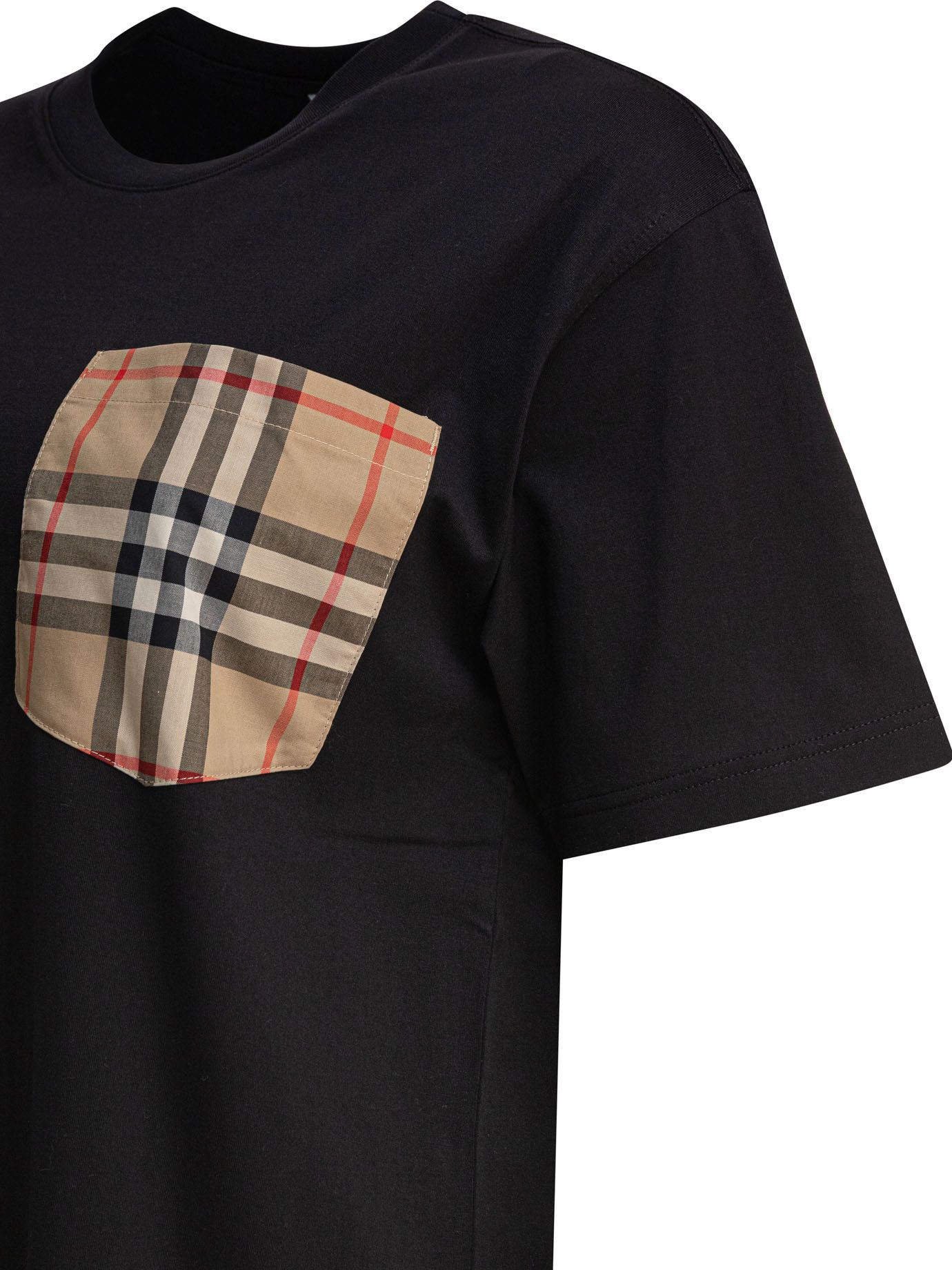 Burberry Cotton Crew Neck T-Shirt Size XS / US 0-2 / IT 36-38 - 4 Thumbnail