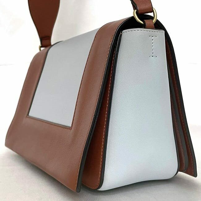 Celine CELINE Shoulder Bag Brown Leather Size ONE SIZE - 3 Thumbnail
