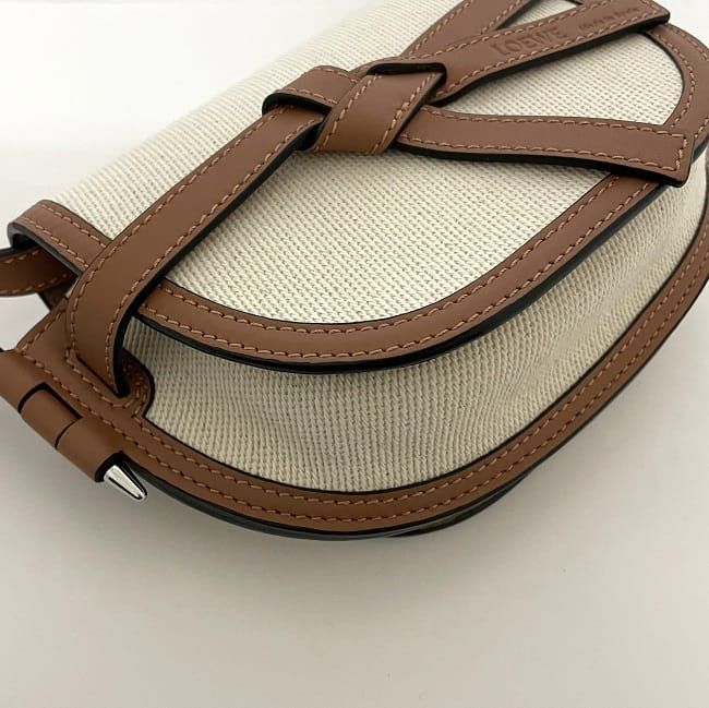 Loewe LOEWE Shoulder Bag Brown Cotton Size ONE SIZE - 3 Thumbnail