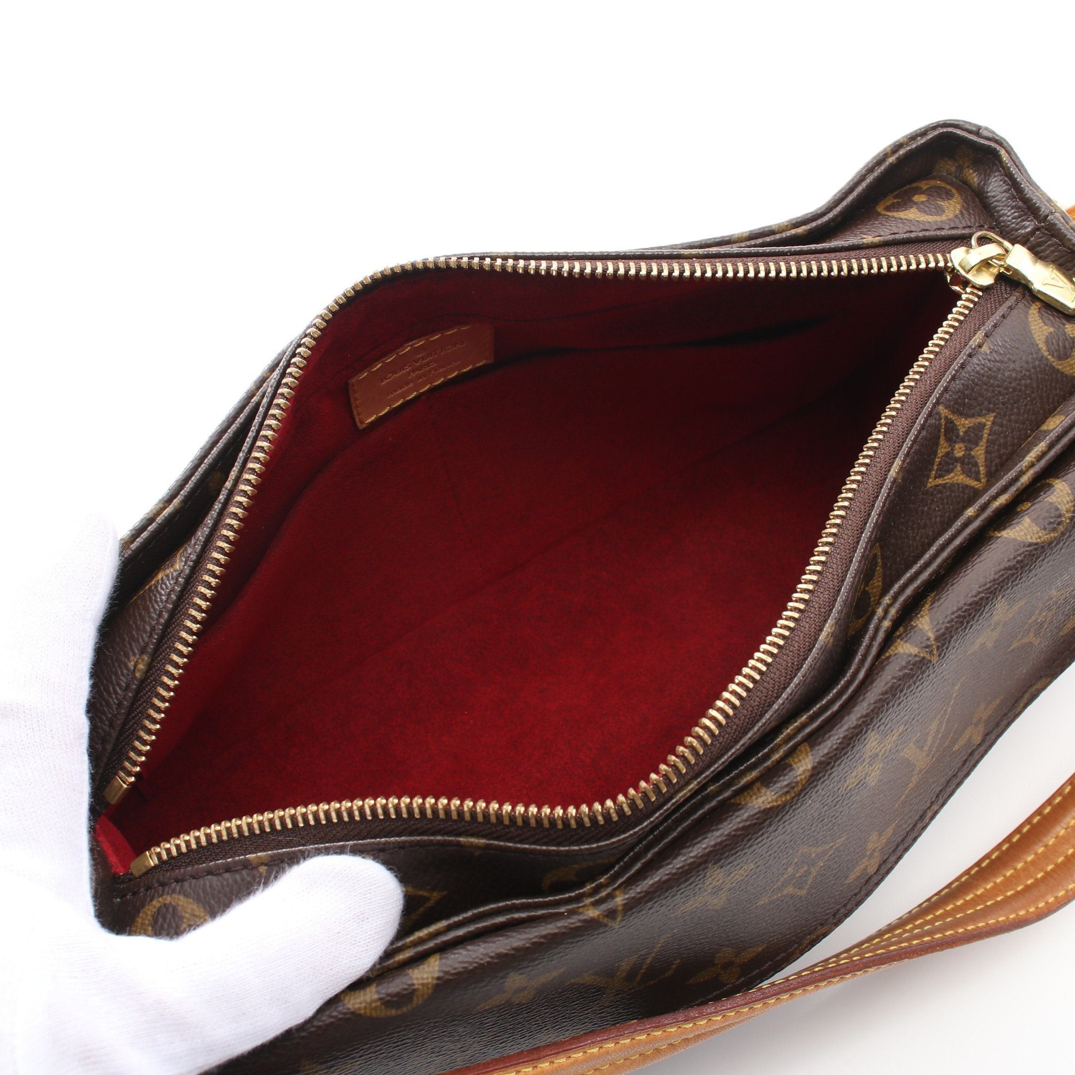 Louis Vuitton Louis Vuitton Vivacite Mm Monogram Shoulder Bag Leather Brown Size ONE SIZE - 3 Thumbnail