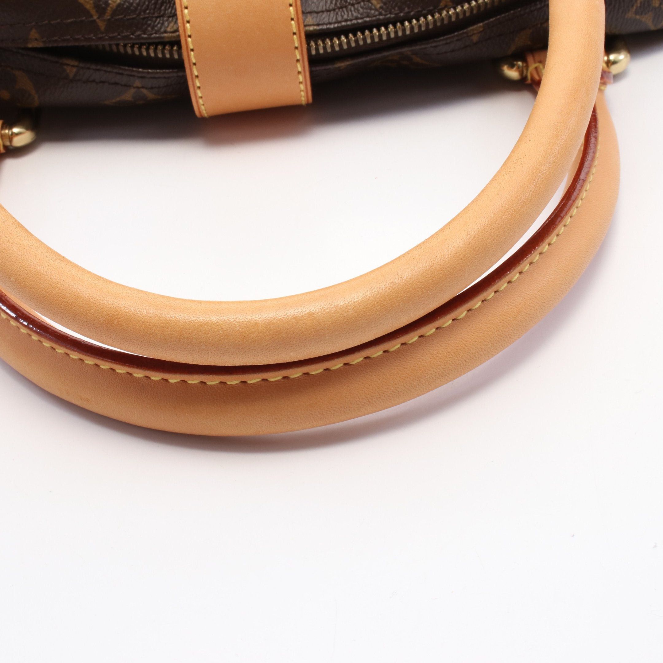 Louis Vuitton Louis Vuitton Manhattan Gm Monogram Handbag Leather Brown Size ONE SIZE - 9 Thumbnail