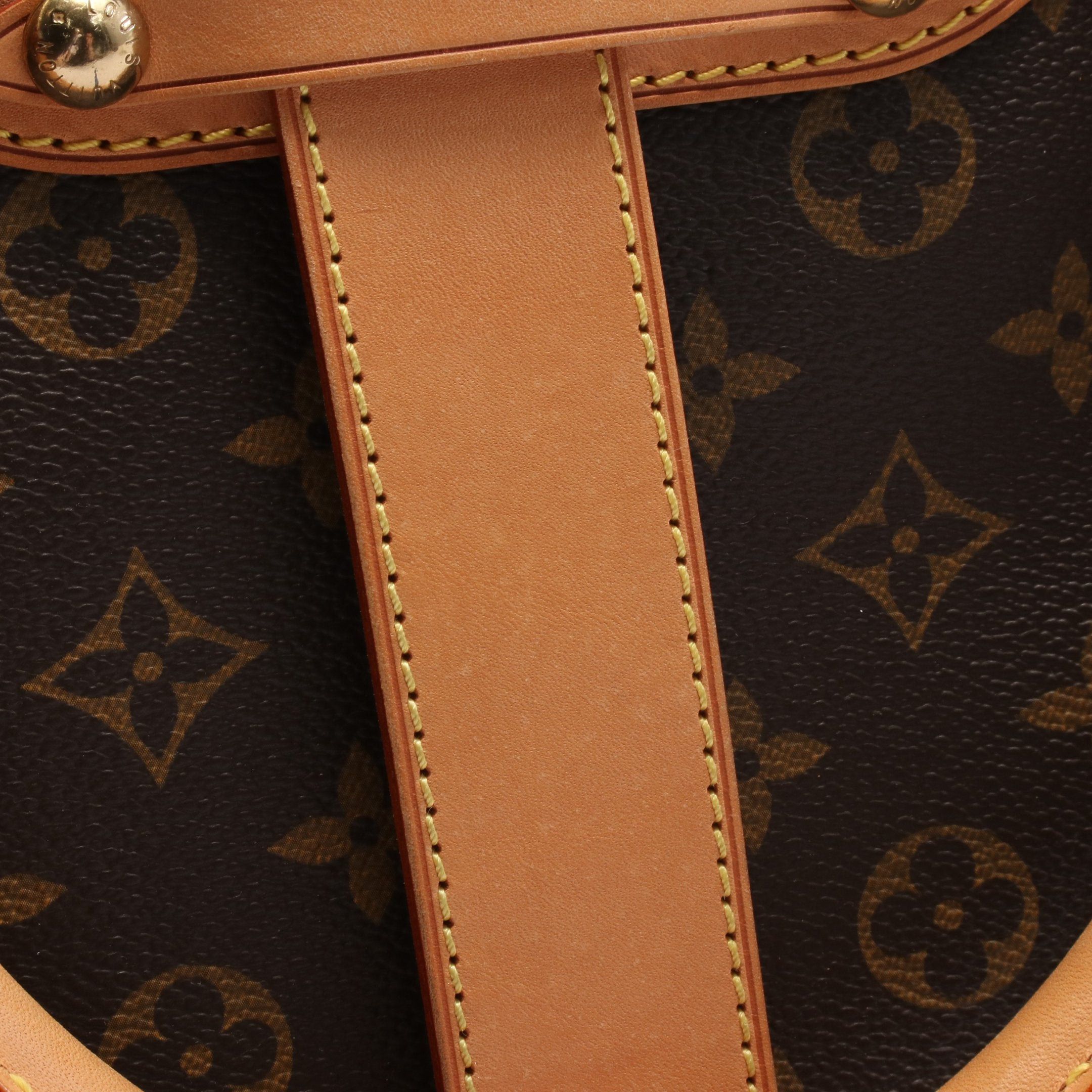 Louis Vuitton Louis Vuitton Manhattan Gm Monogram Handbag Leather Brown Size ONE SIZE - 10 Thumbnail