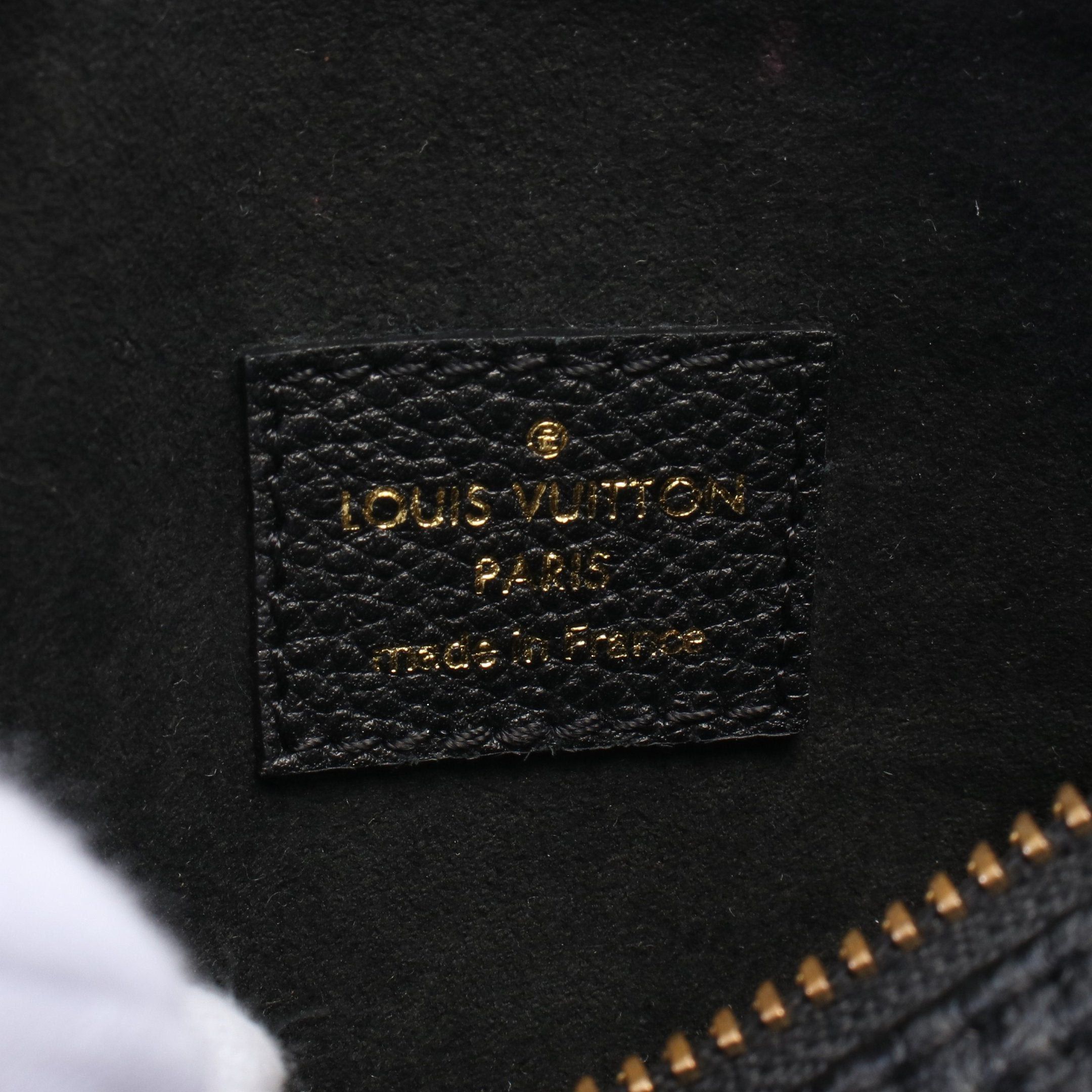 Louis Vuitton Louis Vuitton Nano Speedy Bicolor Monogram Empreinte Handbag Leather Black Beige Size ONE SIZE - 4 Thumbnail