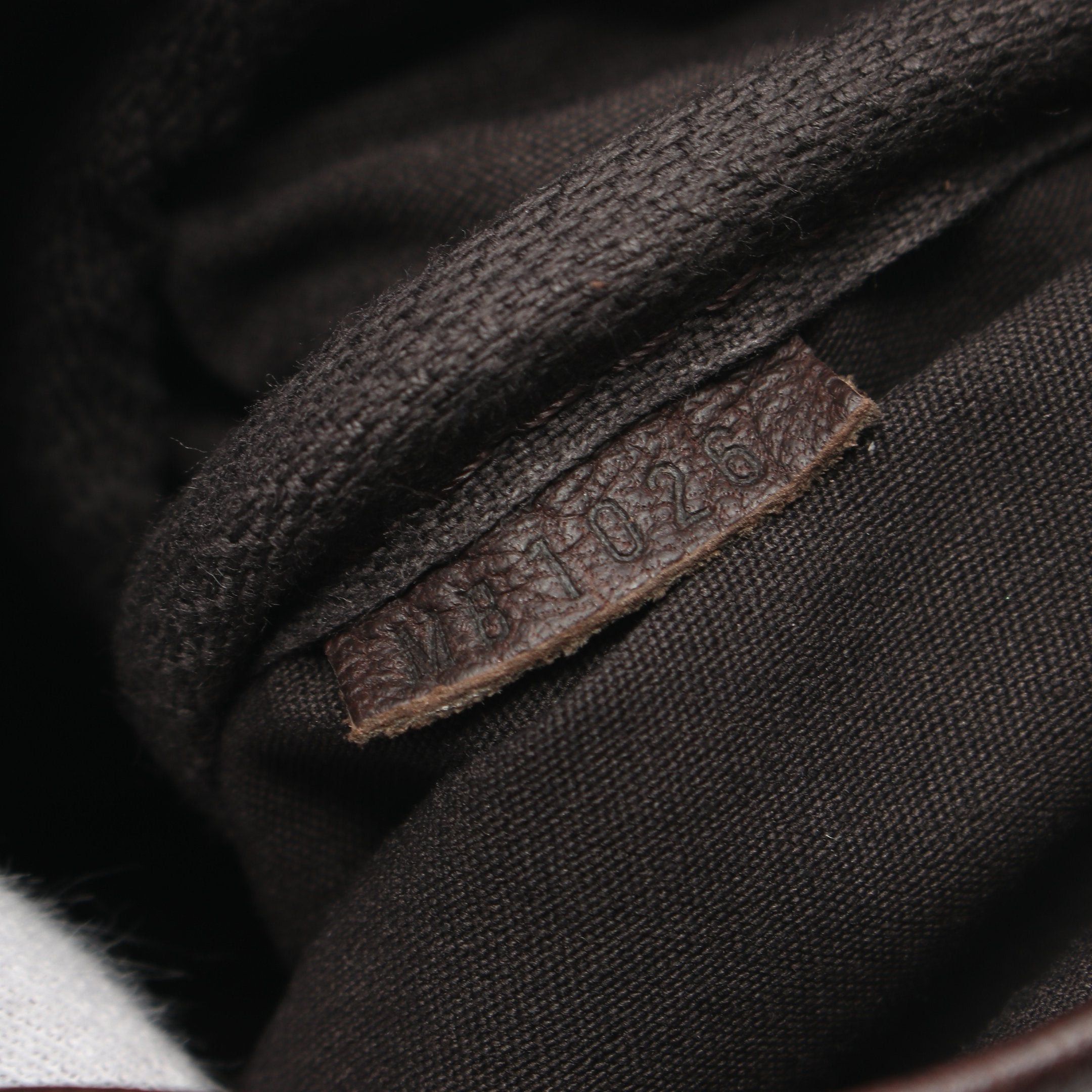 Louis Vuitton Louis Vuitton Saumur Monogram Mini Run Ebene Shoulder Bag Canvas Leather Dark Brown Size ONE SIZE - 6 Thumbnail
