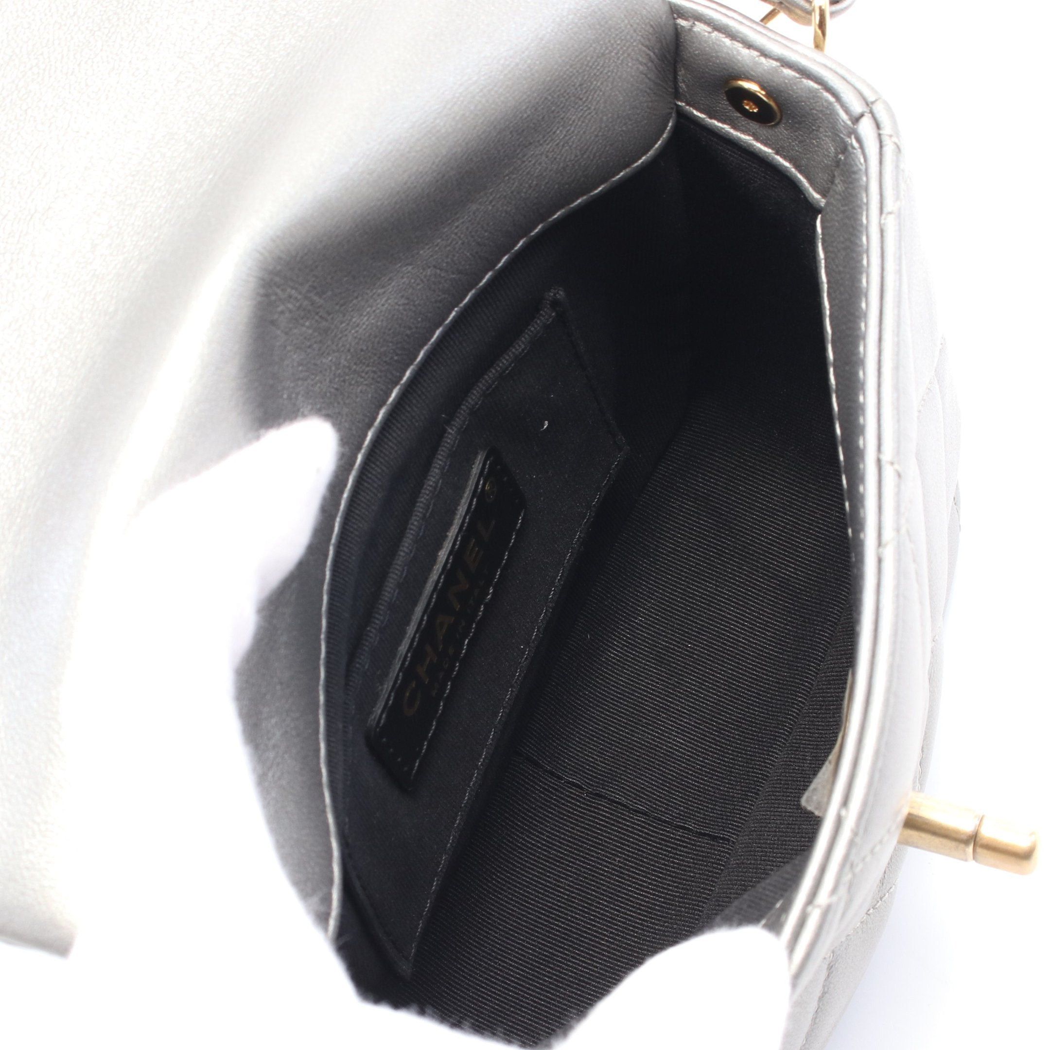 Chanel Chanel Matelasse Chain Shoulder Bag Leather Silver Combination Metal Fittings Size ONE SIZE - 3 Thumbnail