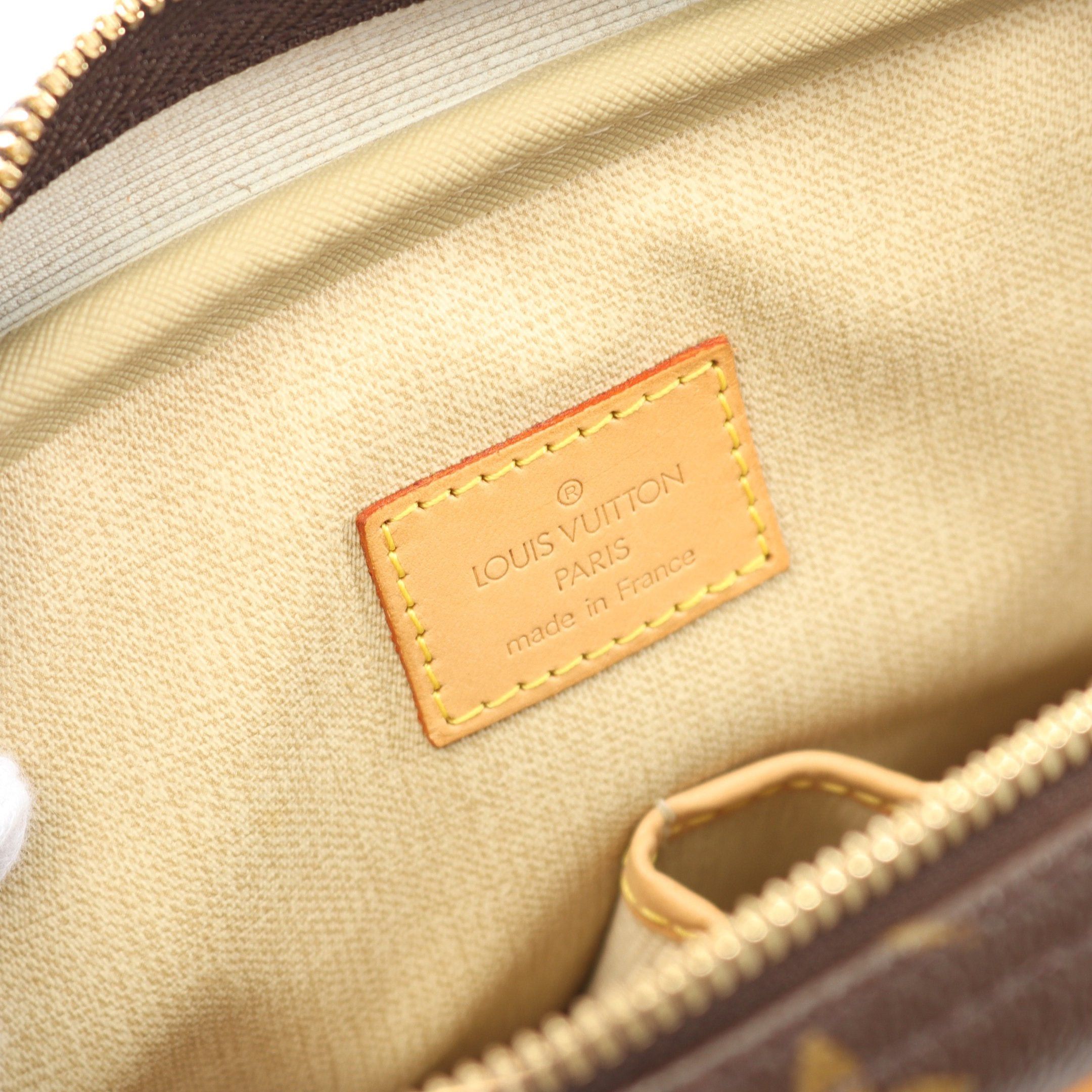 Louis Vuitton Louis Vuitton Trouville Monogram Handbag Leather Brown Size ONE SIZE - 4 Thumbnail