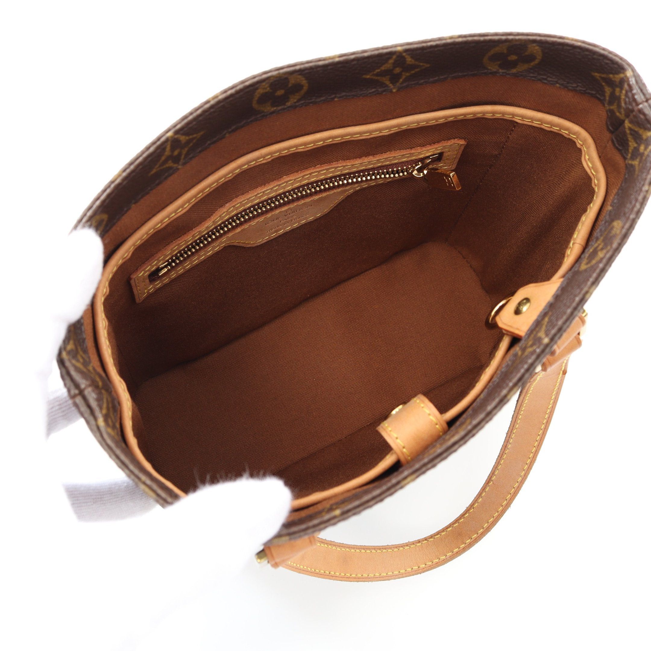 Louis Vuitton Louis Vuitton Vavin Pm Monogram Handbag Leather Brown Size ONE SIZE - 3 Thumbnail