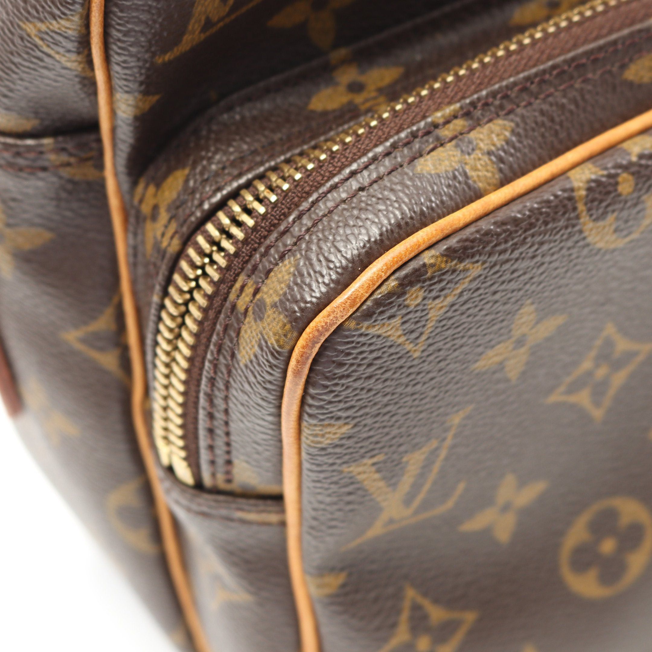 Louis Vuitton Louis Vuitton Nil Monogram Shoulder Bag Leather Brown Size ONE SIZE - 6 Thumbnail