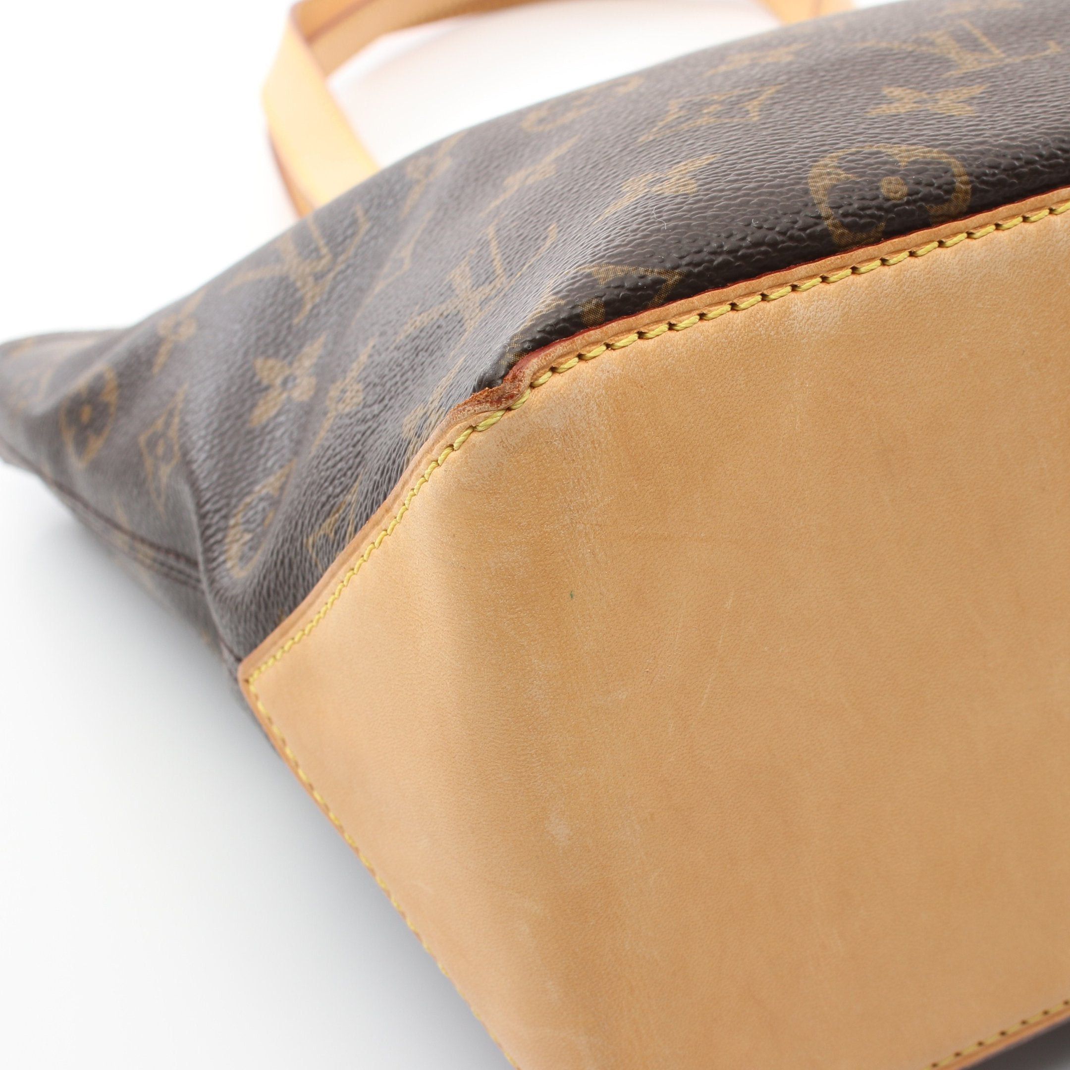 Louis Vuitton Louis Vuitton Cabas Piano Monogram Shoulder Bag Leather Brown Size ONE SIZE - 8 Thumbnail