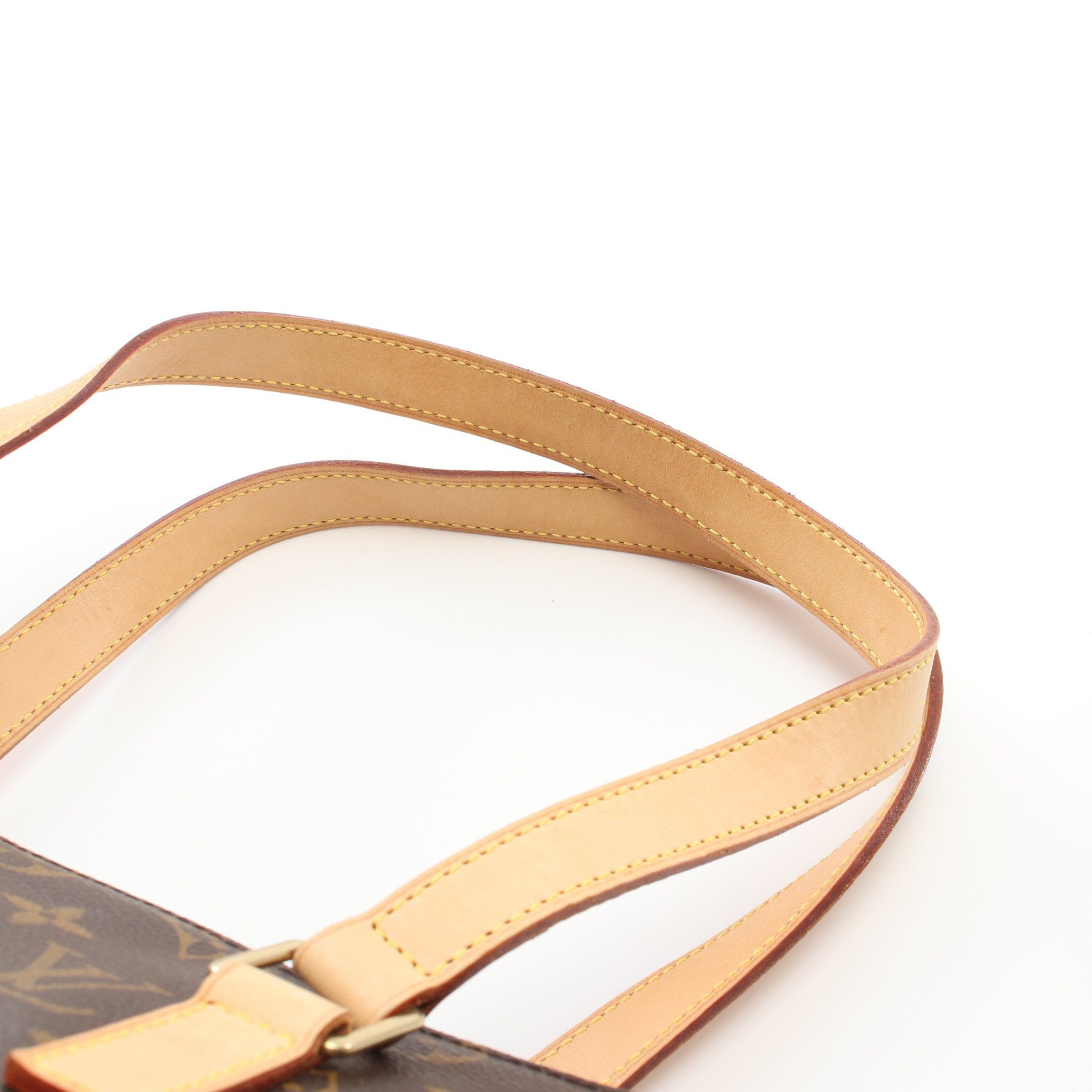 Louis Vuitton Louis Vuitton Cabas Piano Monogram Shoulder Bag Leather Brown Size ONE SIZE - 6 Thumbnail