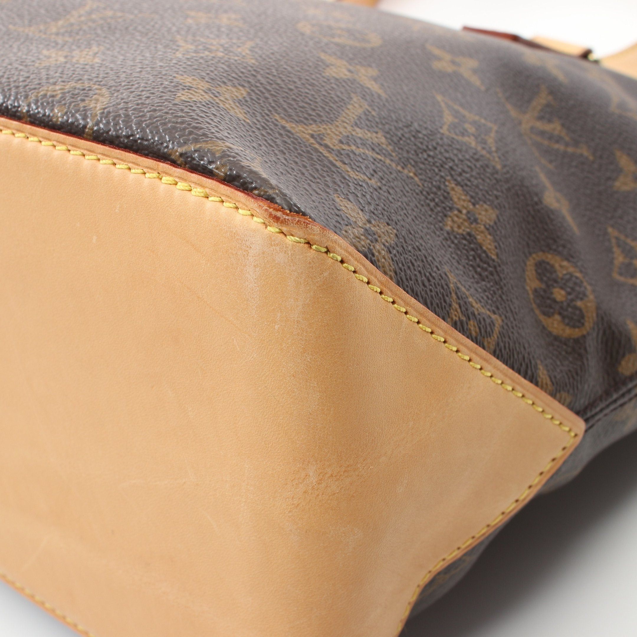 Louis Vuitton Louis Vuitton Cabas Piano Monogram Shoulder Bag Leather Brown Size ONE SIZE - 9 Thumbnail