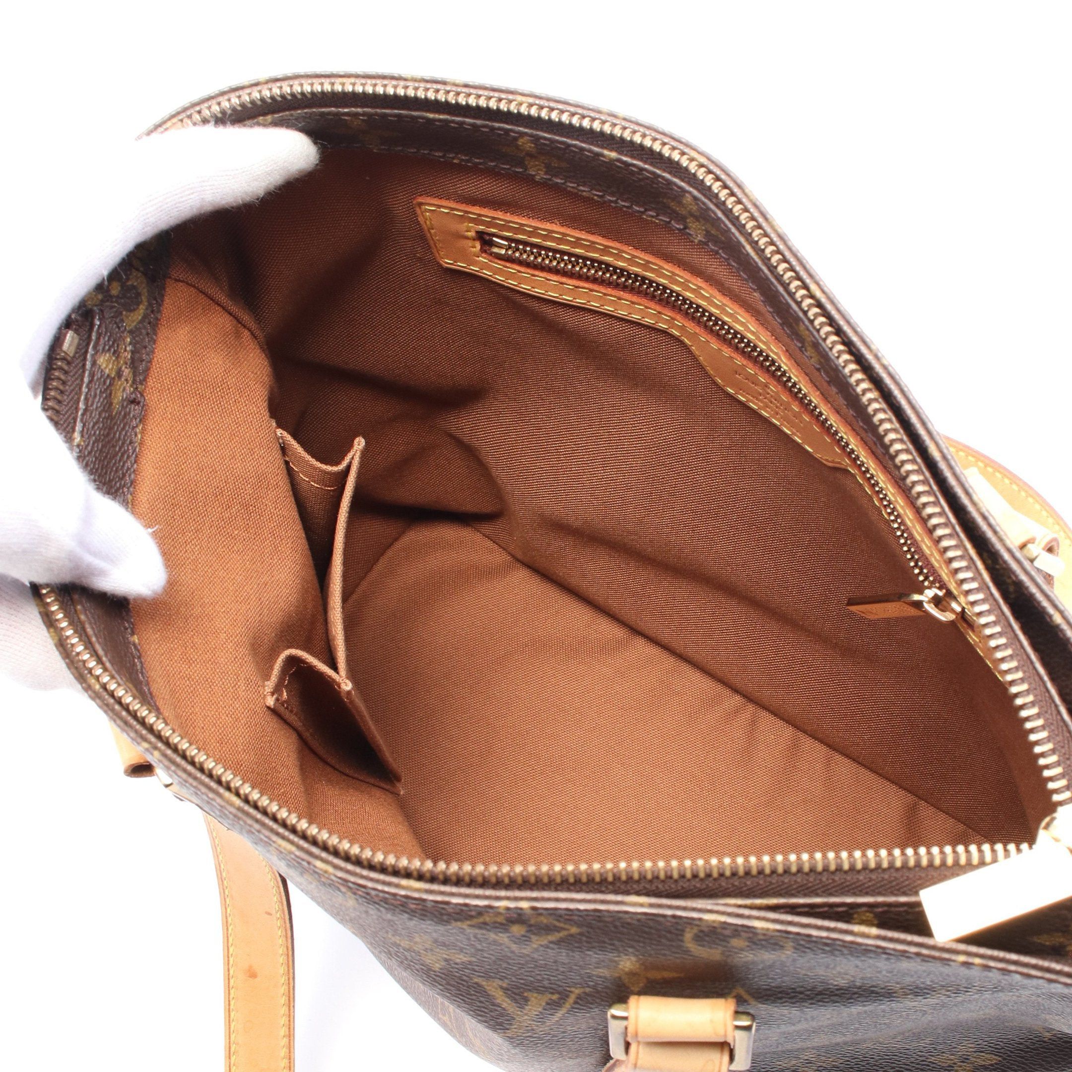 Louis Vuitton Louis Vuitton Cabas Piano Monogram Shoulder Bag Leather Brown Size ONE SIZE - 3 Thumbnail