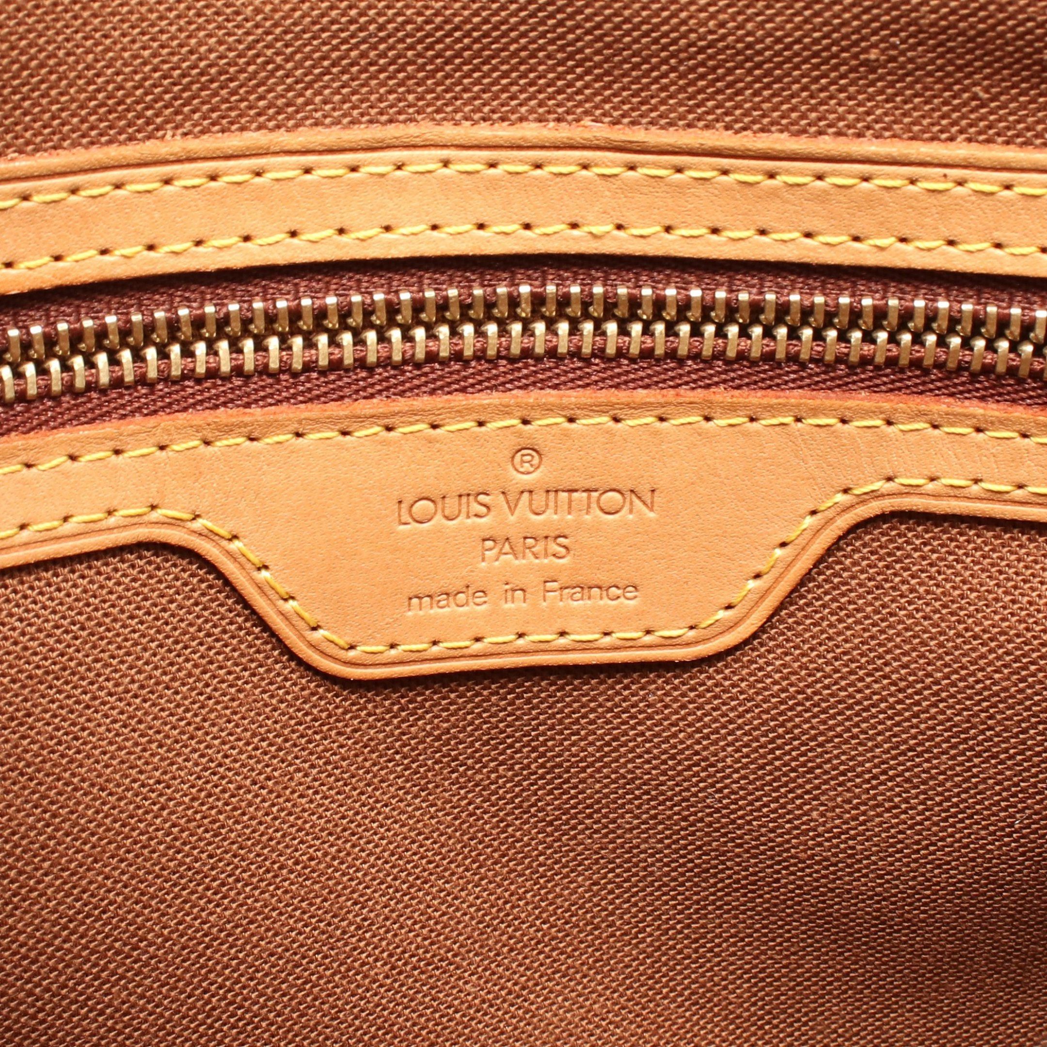 Louis Vuitton Louis Vuitton Cabas Piano Monogram Shoulder Bag Leather Brown Size ONE SIZE - 4 Thumbnail