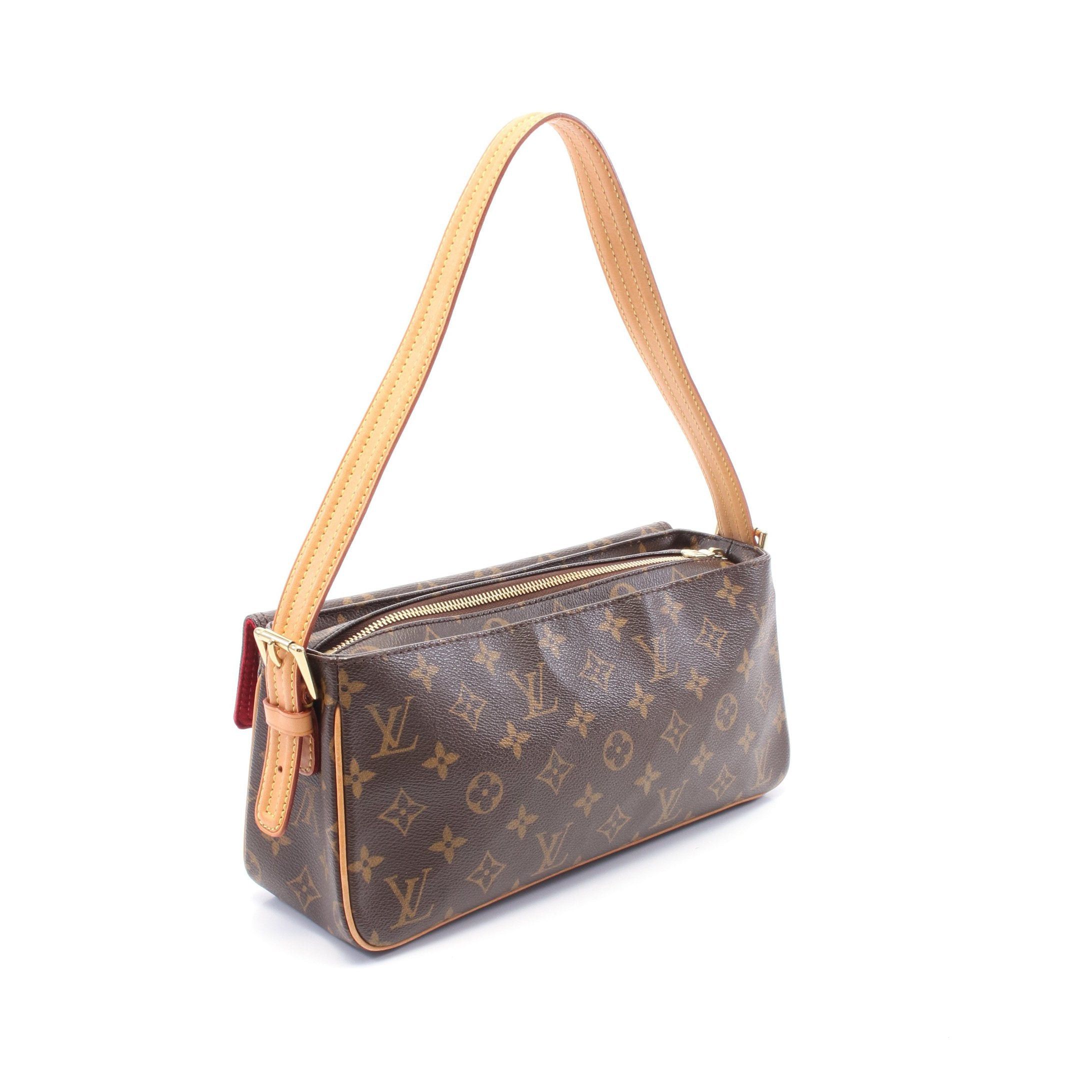 Louis Vuitton Louis Vuitton Vivacite Mm Monogram Shoulder Bag Leather Brown Size ONE SIZE - 2 Thumbnail