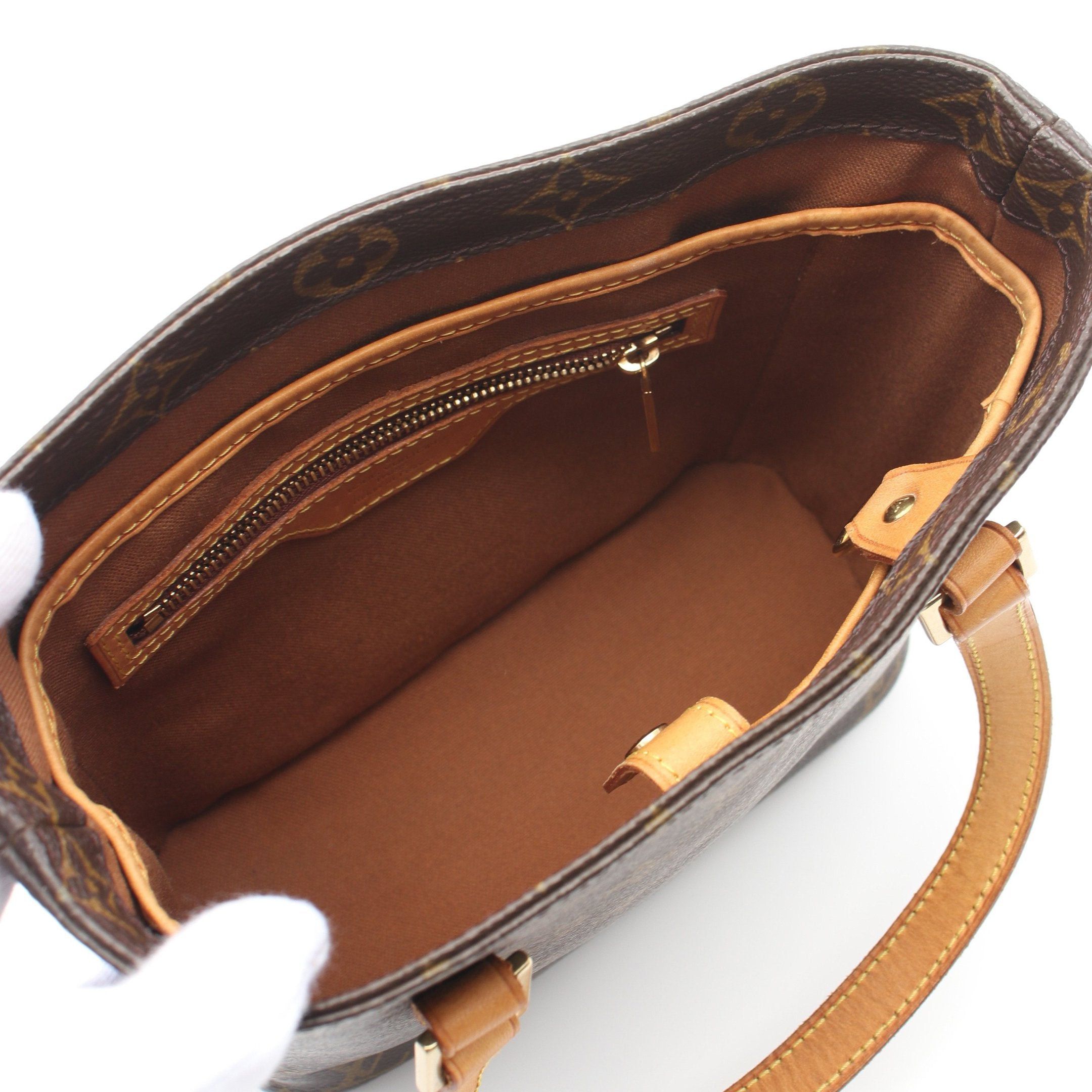 Louis Vuitton Louis Vuitton Vavin Pm Monogram Handbag Leather Brown Size ONE SIZE - 3 Thumbnail