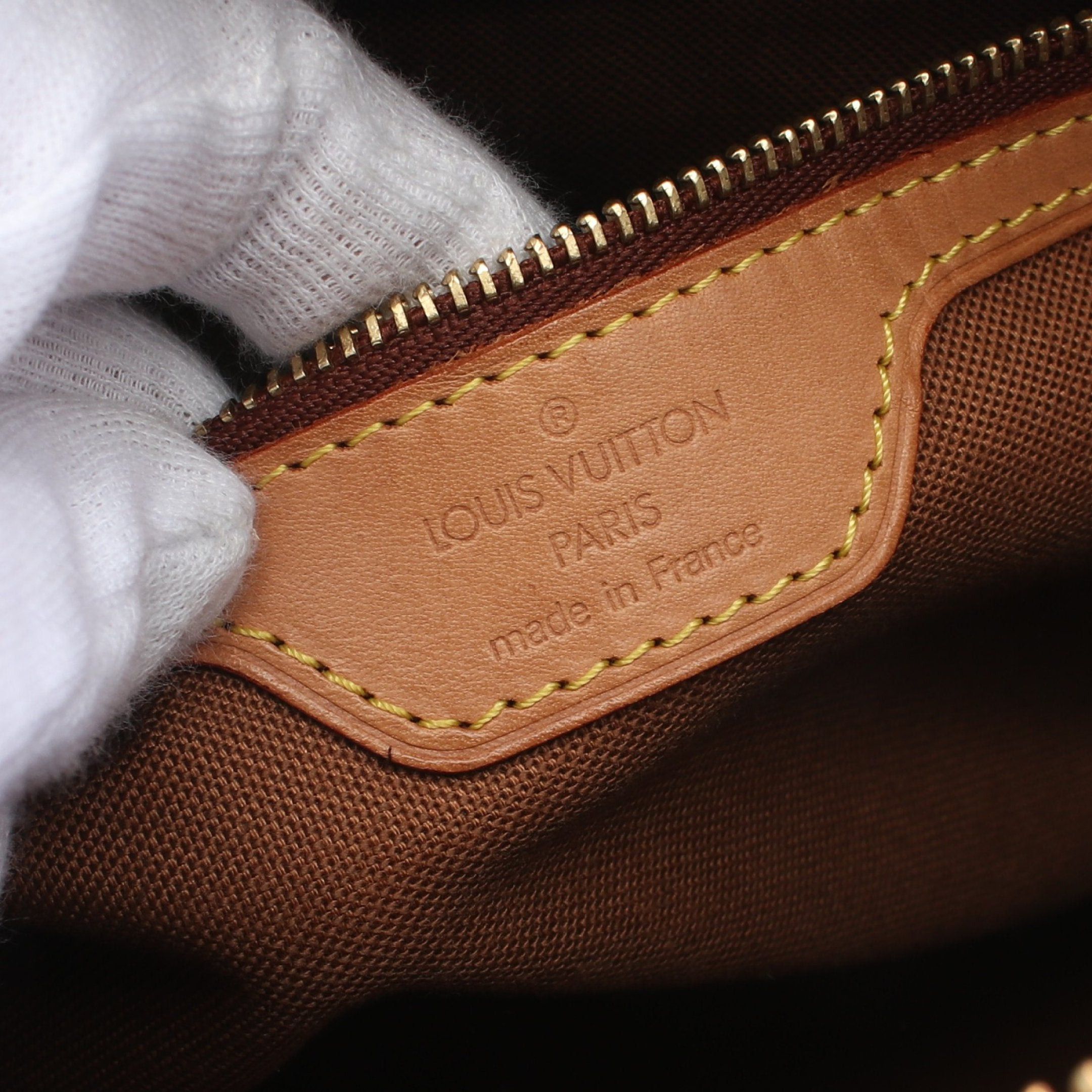 Louis Vuitton Louis Vuitton Cabas Piano Monogram Shoulder Bag Leather Brown Size ONE SIZE - 4 Thumbnail