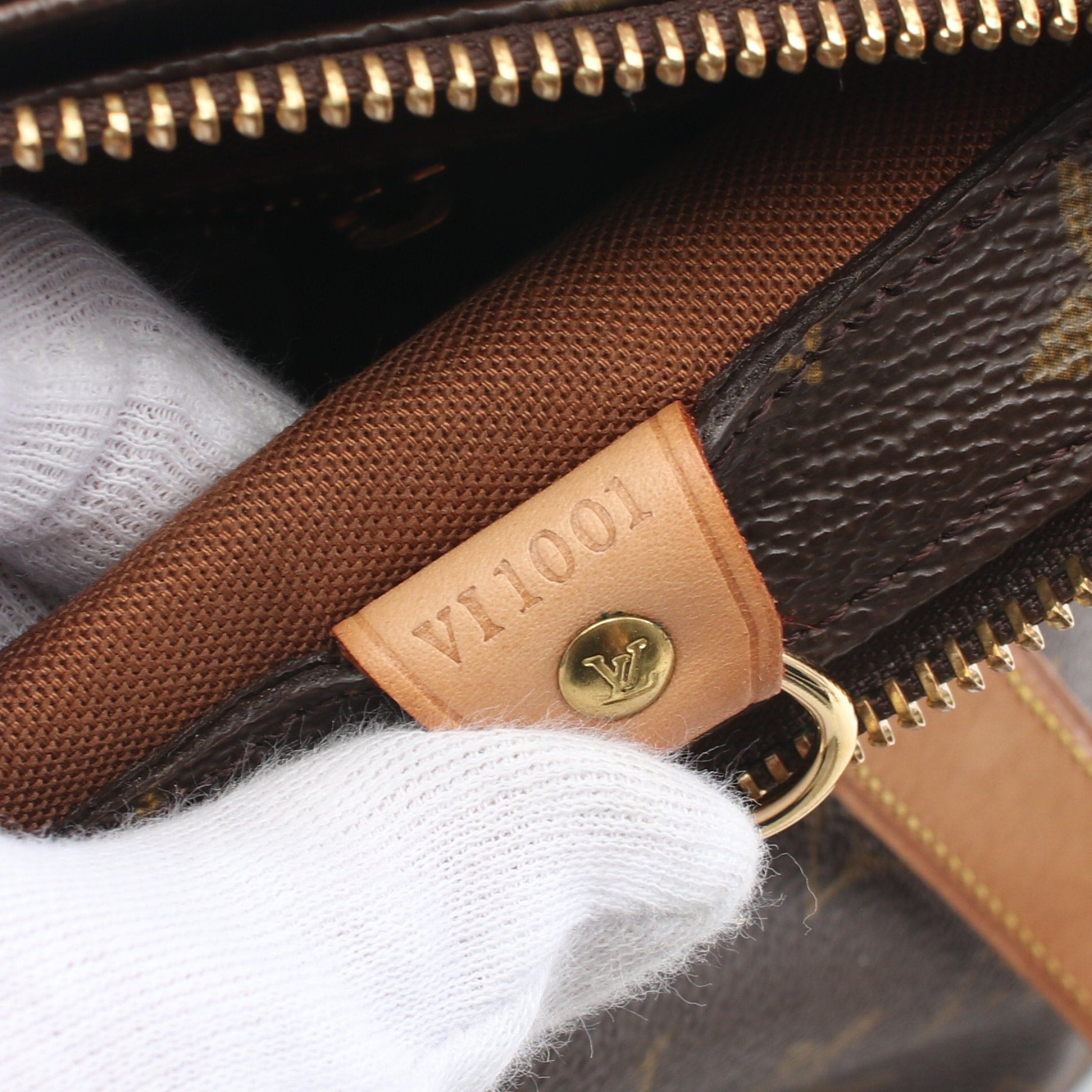 Louis Vuitton Louis Vuitton Cabas Piano Monogram Shoulder Bag Leather Brown Size ONE SIZE - 5 Thumbnail