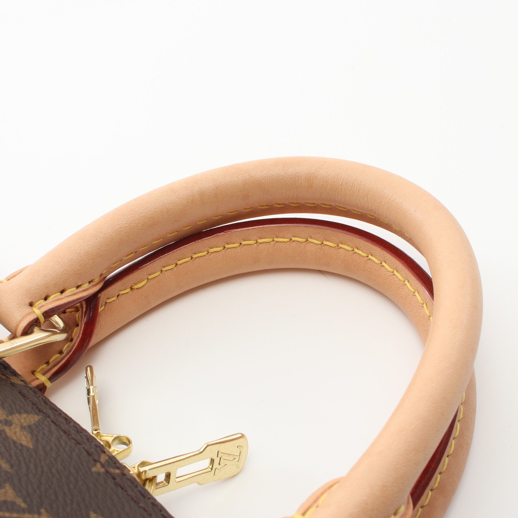 Louis Vuitton Louis Vuitton Alma Bb Monogram Handbag Leather Brown Size ONE SIZE - 6 Thumbnail