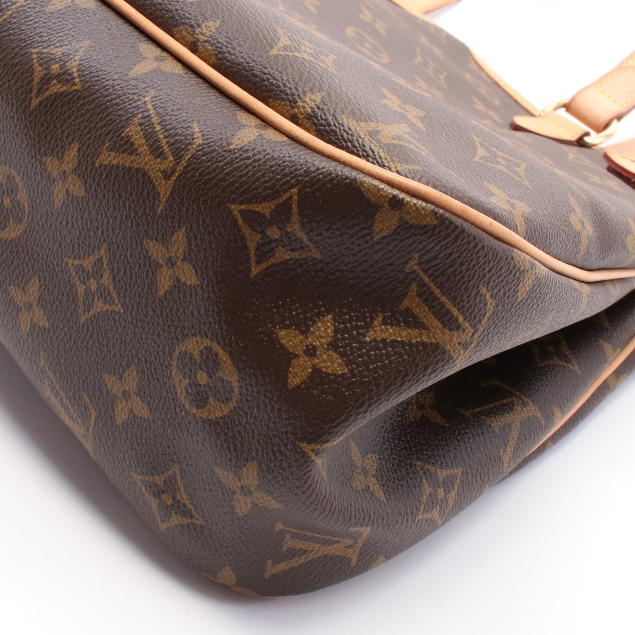 Louis Vuitton Louis Vuitton Batignolles Horizontal Monogram Shoulder Bag Leather Brown Size ONE SIZE - 7 Thumbnail
