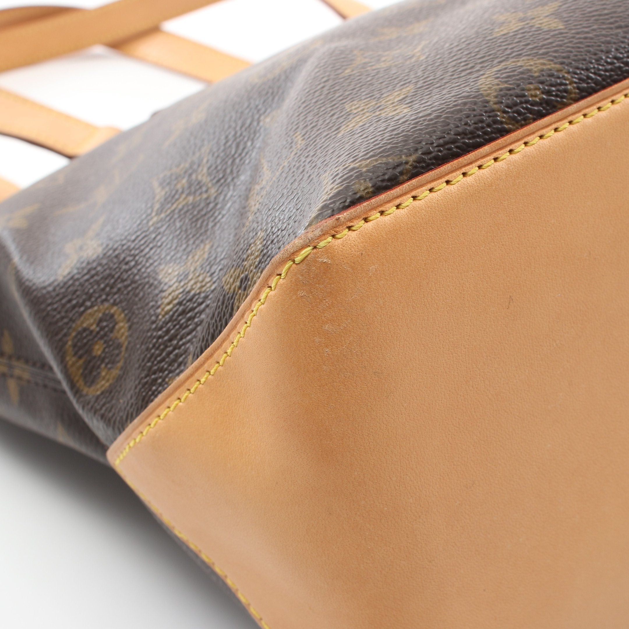 Louis Vuitton Louis Vuitton Cabas Piano Monogram Shoulder Bag Leather Brown Size ONE SIZE - 7 Thumbnail