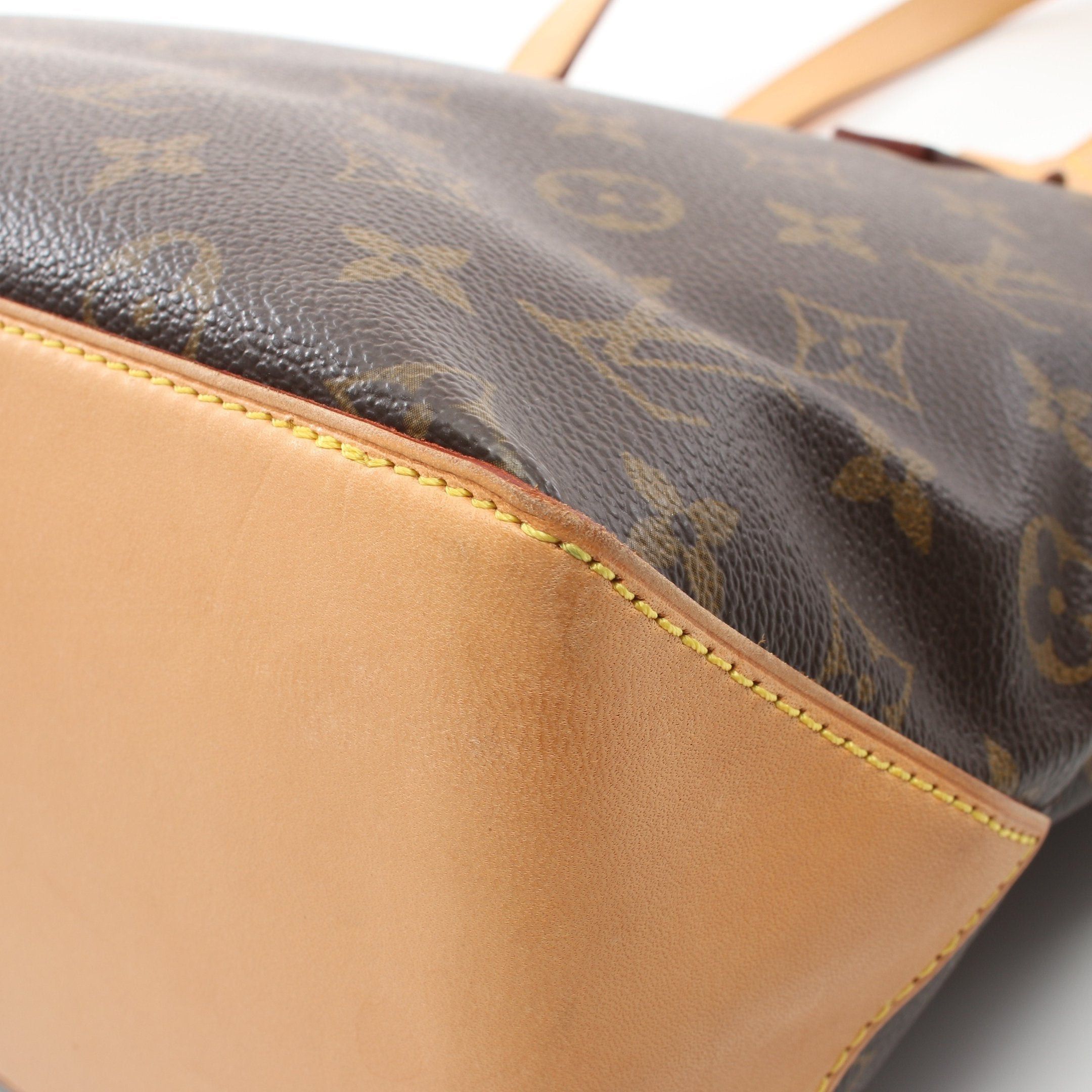 Louis Vuitton Louis Vuitton Cabas Piano Monogram Shoulder Bag Leather Brown Size ONE SIZE - 8 Thumbnail