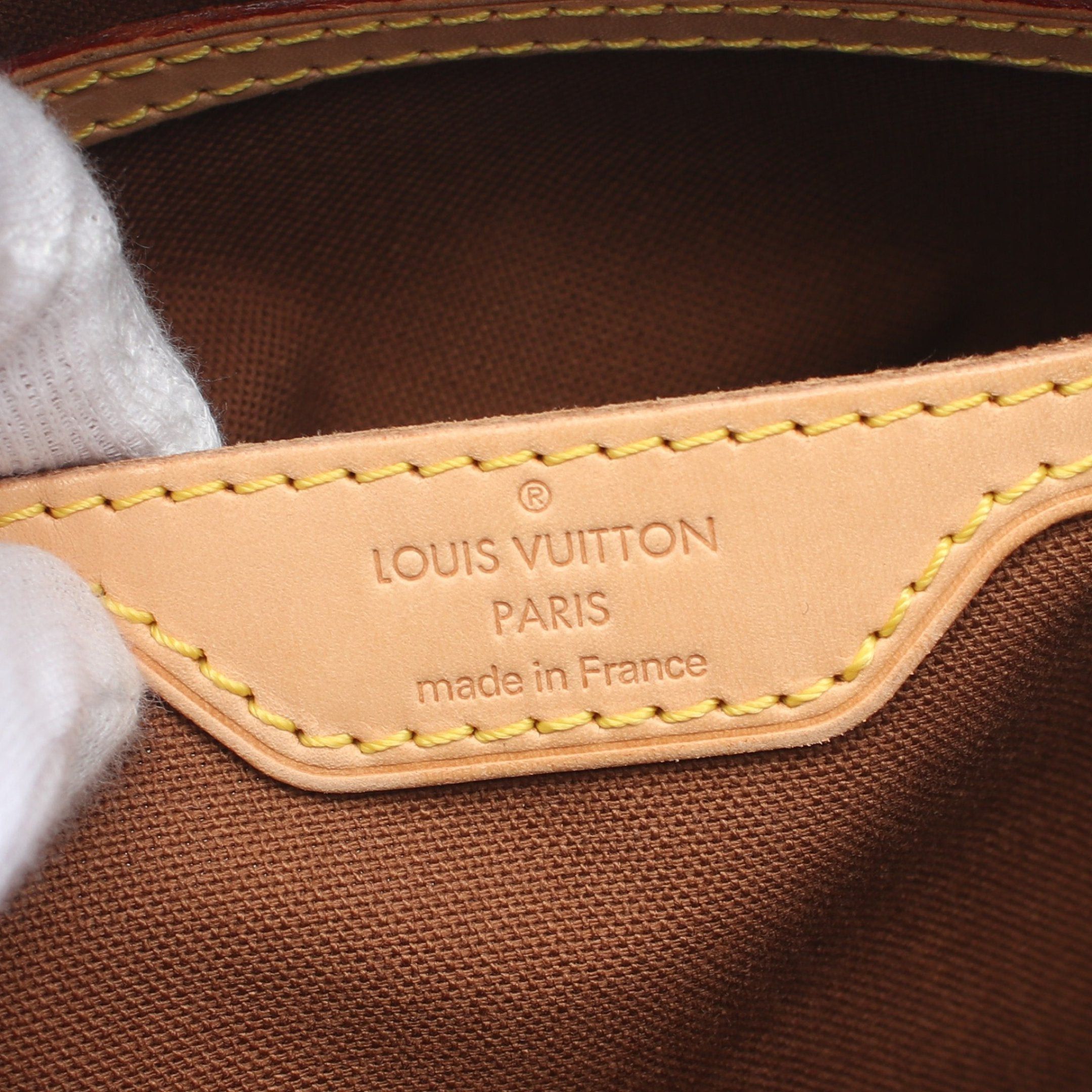 Louis Vuitton Louis Vuitton Cabas Piano Monogram Shoulder Bag Leather Brown Size ONE SIZE - 4 Thumbnail