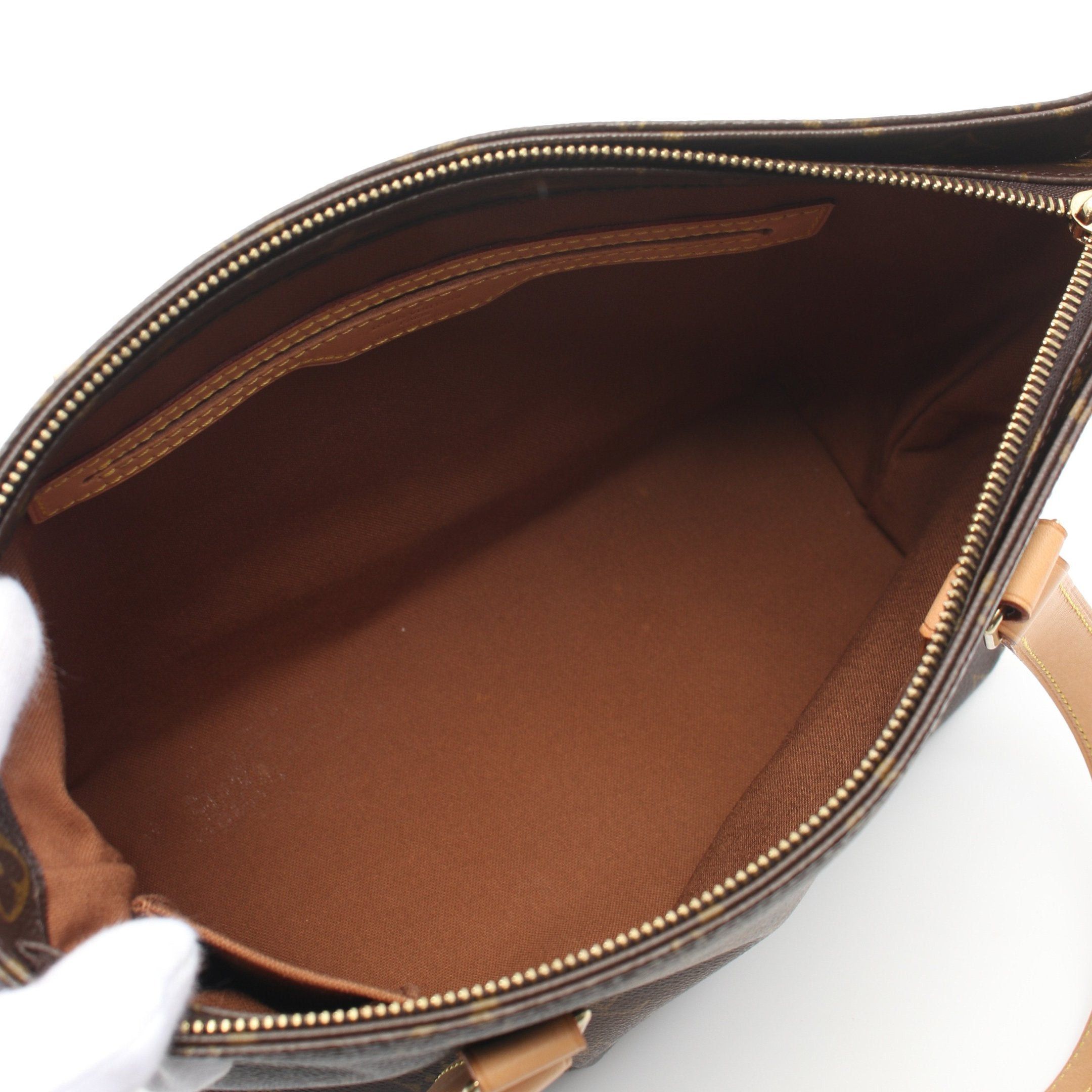 Louis Vuitton Louis Vuitton Cabas Piano Monogram Shoulder Bag Leather Brown Size ONE SIZE - 3 Thumbnail