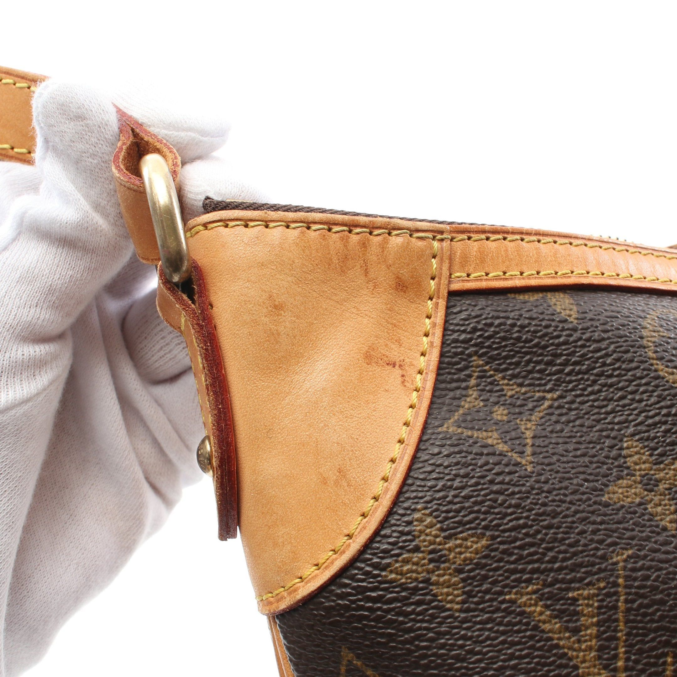 Louis Vuitton Louis Vuitton Odeon Pm Monogram Shoulder Bag Leather Brown Size ONE SIZE - 6 Thumbnail