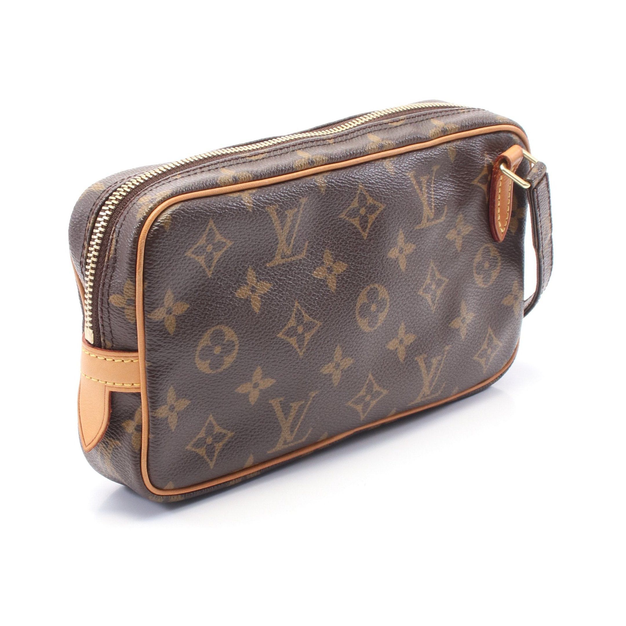 Louis Vuitton Louis Vuitton Marly Monogram Shoulder Bag Leather Brown Size ONE SIZE - 2 Thumbnail