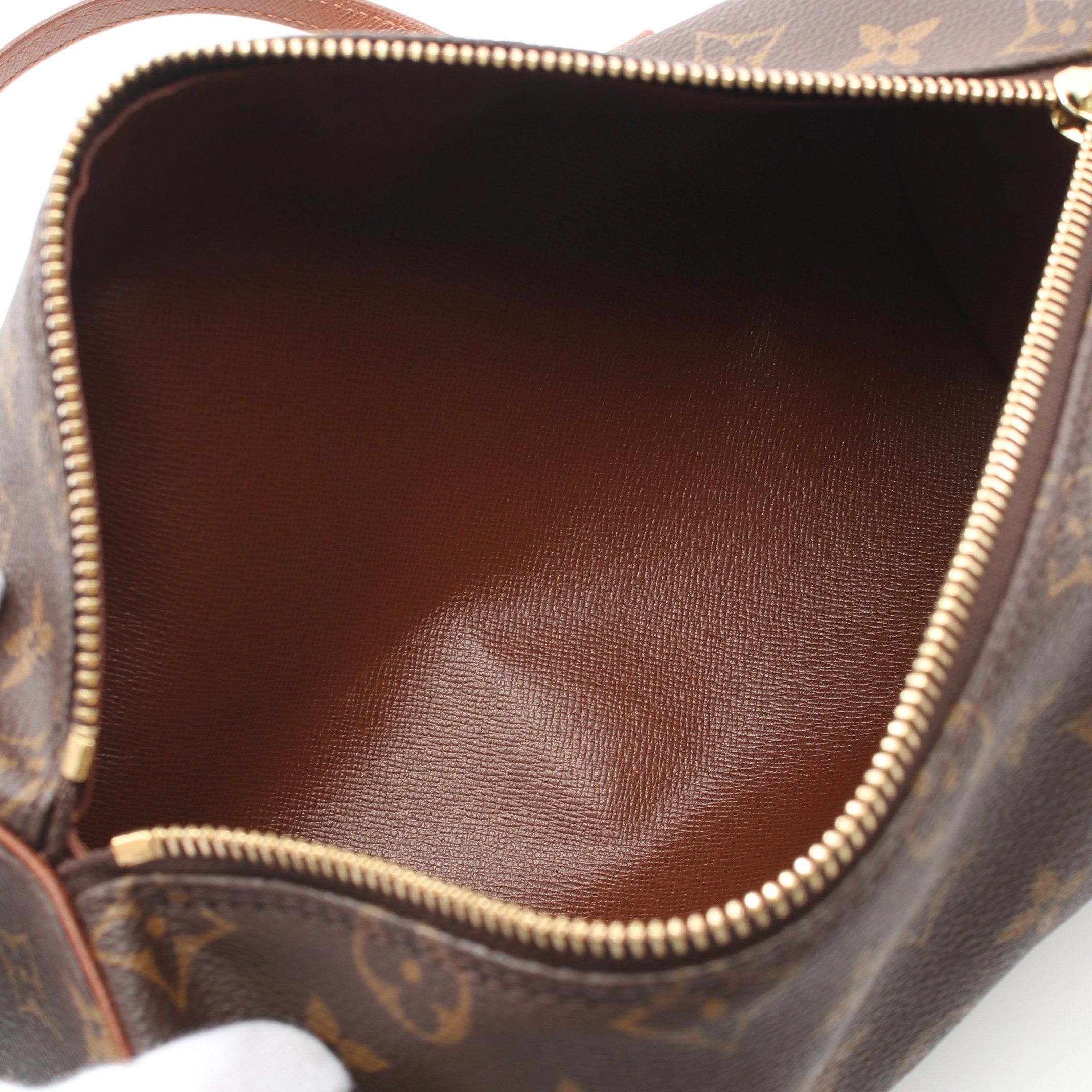 Louis Vuitton Louis Vuitton Papillon 26 Monogram Old Model Handbag Leather Brown Size ONE SIZE - 3 Thumbnail