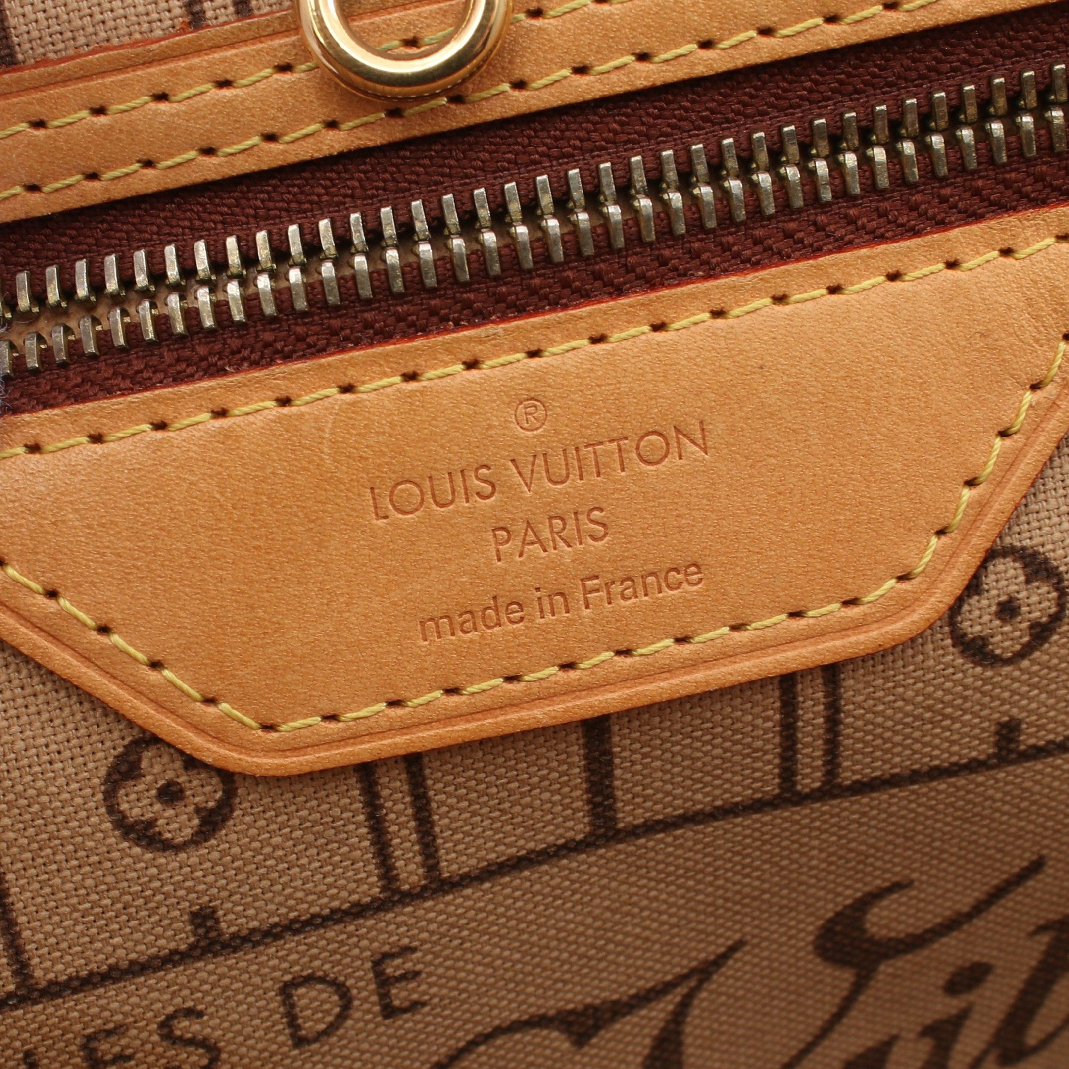 Louis Vuitton Louis Vuitton Neverfull Pm Monogram Handbag Tote Bag Leather Brown Size ONE SIZE - 4 Thumbnail