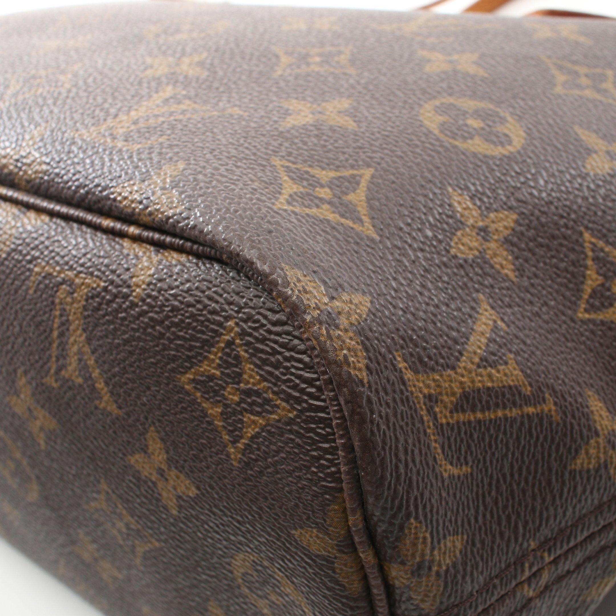 Louis Vuitton Louis Vuitton Neverfull Pm Monogram Handbag Tote Bag Leather Brown Size ONE SIZE - 6 Thumbnail