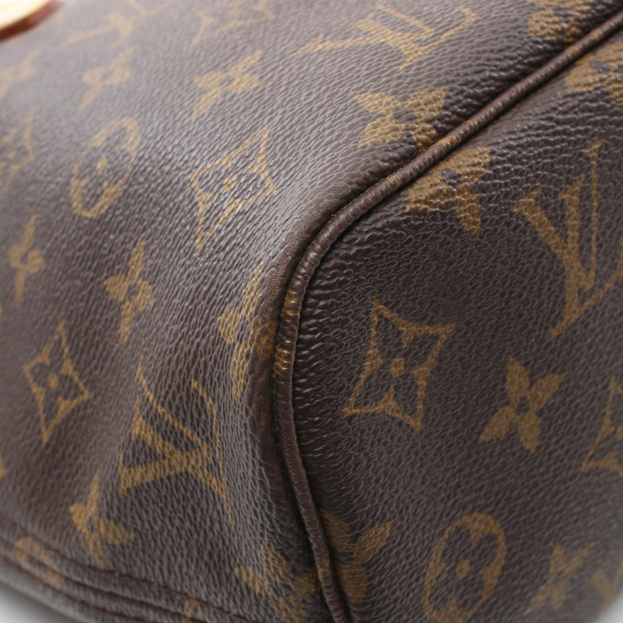 Louis Vuitton Louis Vuitton Neverfull Pm Monogram Handbag Tote Bag Leather Brown Size ONE SIZE - 7 Thumbnail