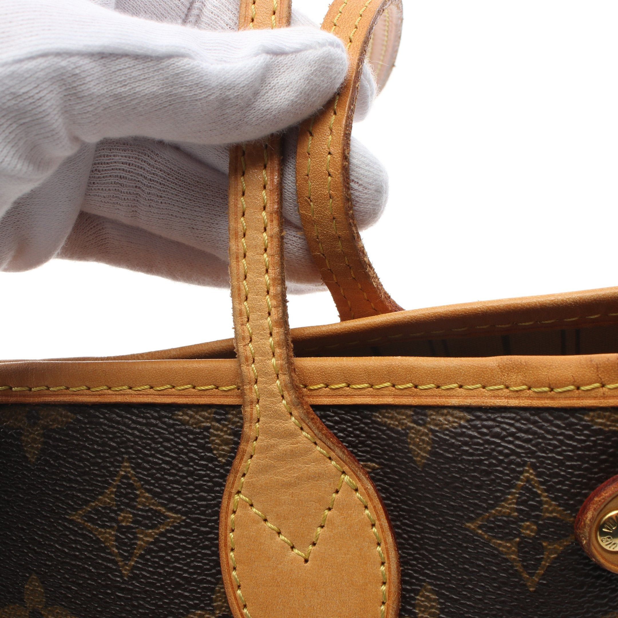 Louis Vuitton Louis Vuitton Neverfull Pm Monogram Handbag Tote Bag Leather Brown Size ONE SIZE - 12 Thumbnail