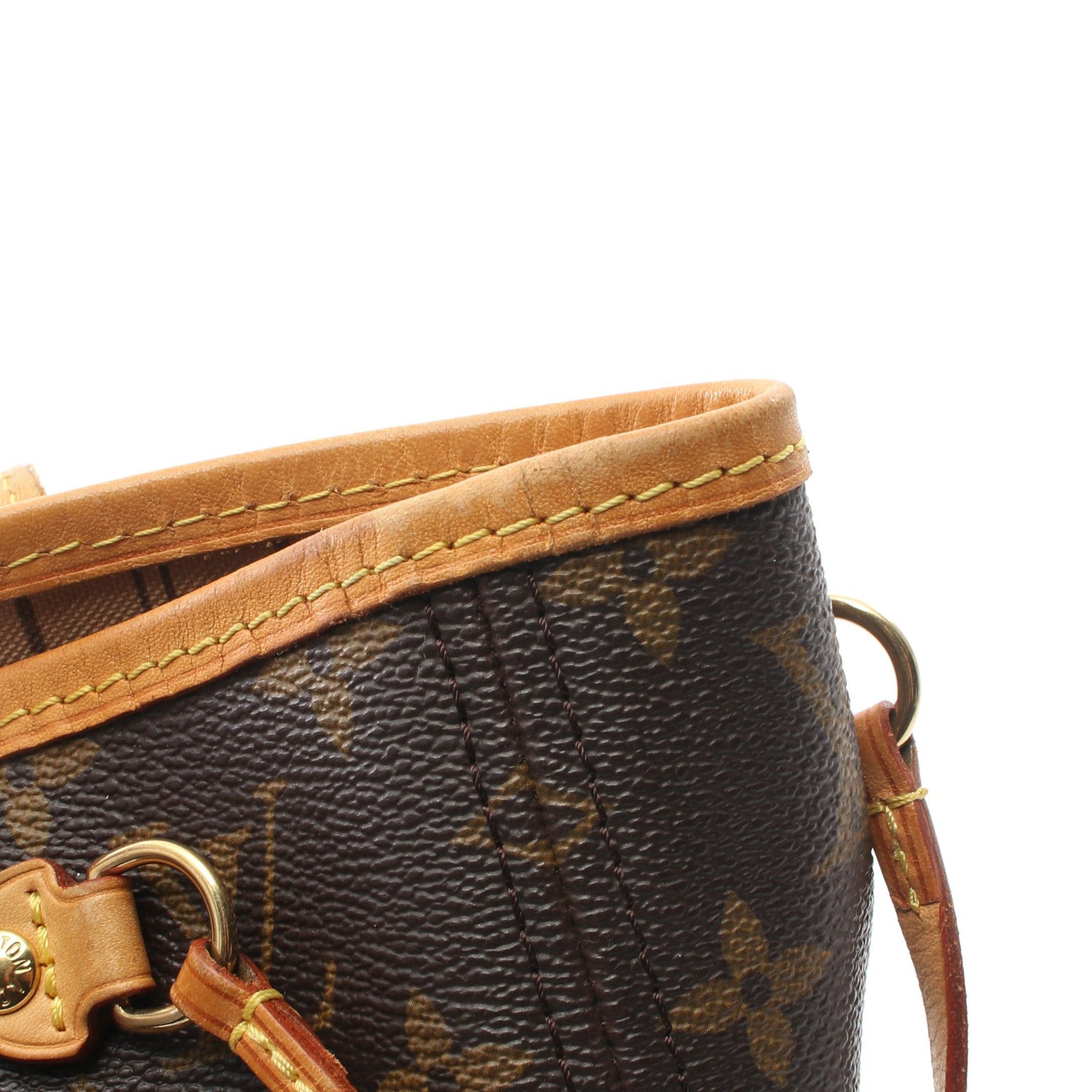 Louis Vuitton Louis Vuitton Neverfull Pm Monogram Handbag Tote Bag Leather Brown Size ONE SIZE - 11 Thumbnail