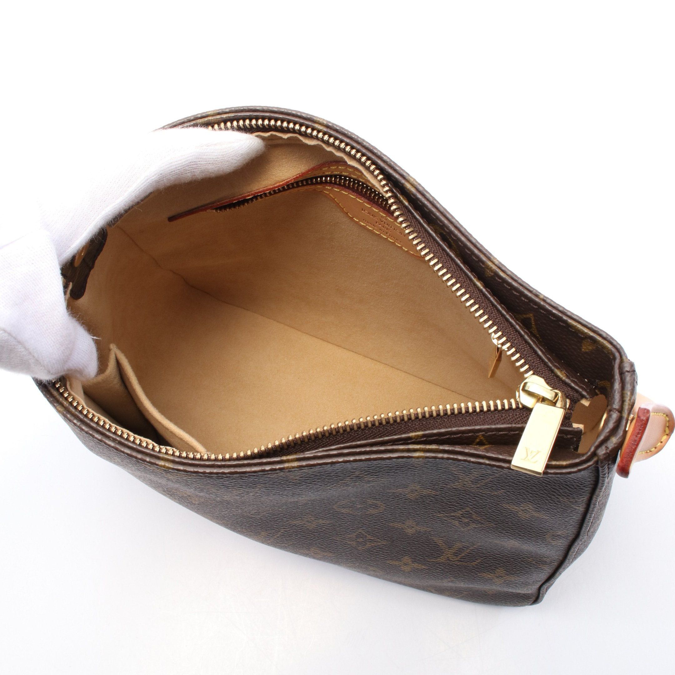 Louis Vuitton Louis Vuitton Looping Mm Monogram Shoulder Bag Leather Brown Size ONE SIZE - 3 Thumbnail