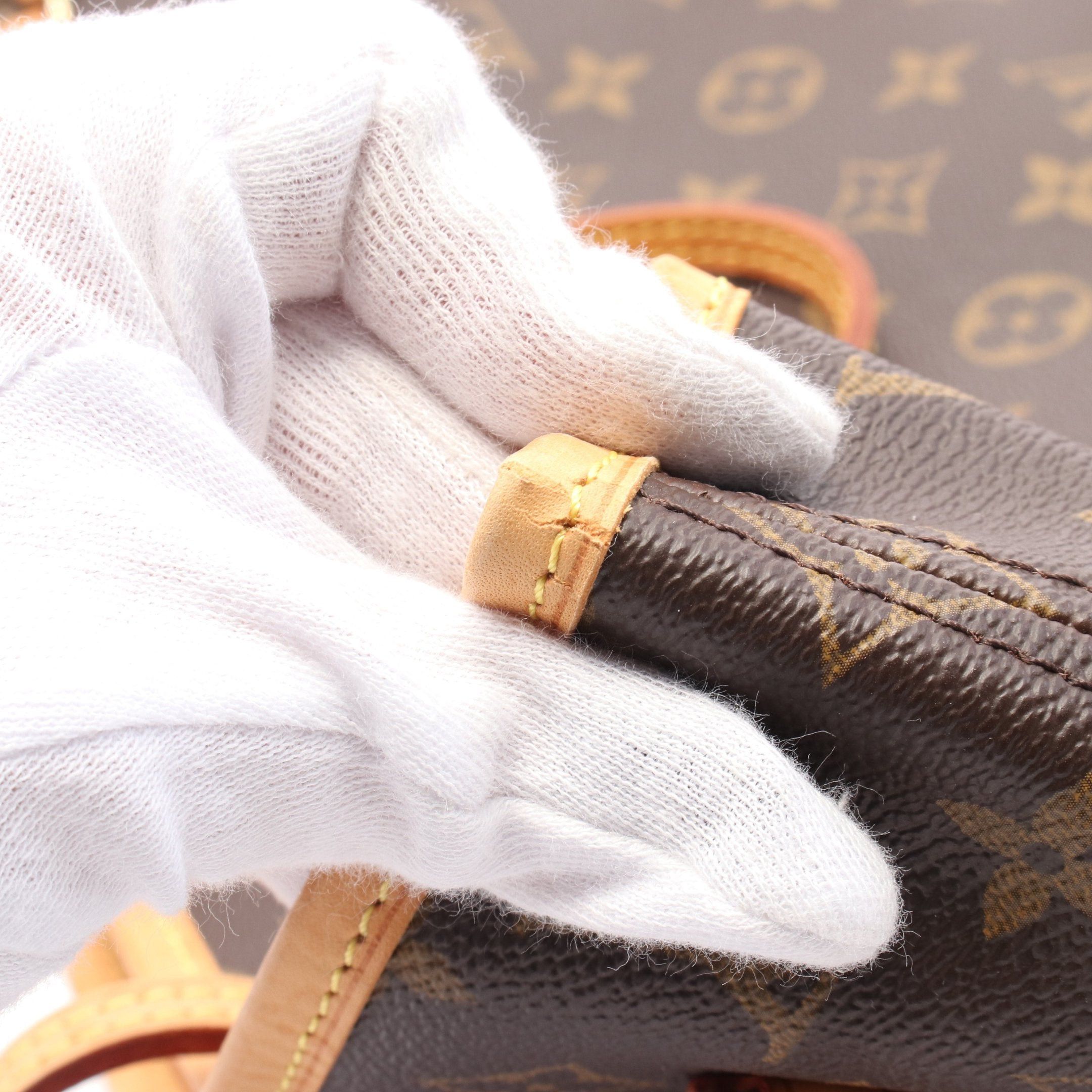 Louis Vuitton Louis Vuitton Neverfull Mm Monogram Shoulder Bag Tote Leather Brown Size ONE SIZE - 6 Thumbnail