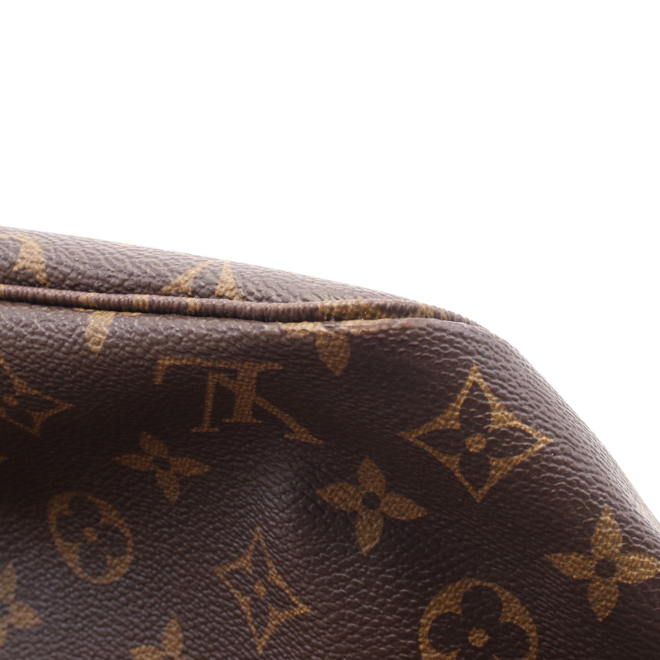 Louis Vuitton Louis Vuitton Neverfull Mm Monogram Shoulder Bag Tote Leather Brown Size ONE SIZE - 8 Thumbnail
