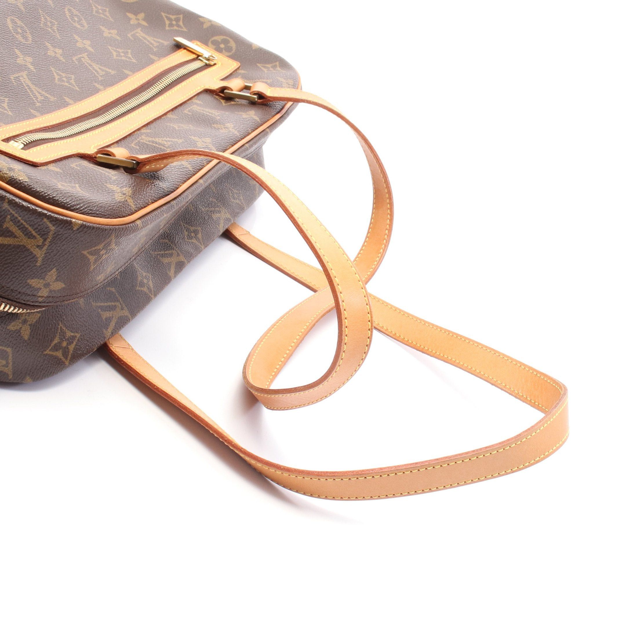 Louis Vuitton Louis Vuitton Cite Gm Monogram Shoulder Bag Leather Brown Size ONE SIZE - 8 Thumbnail