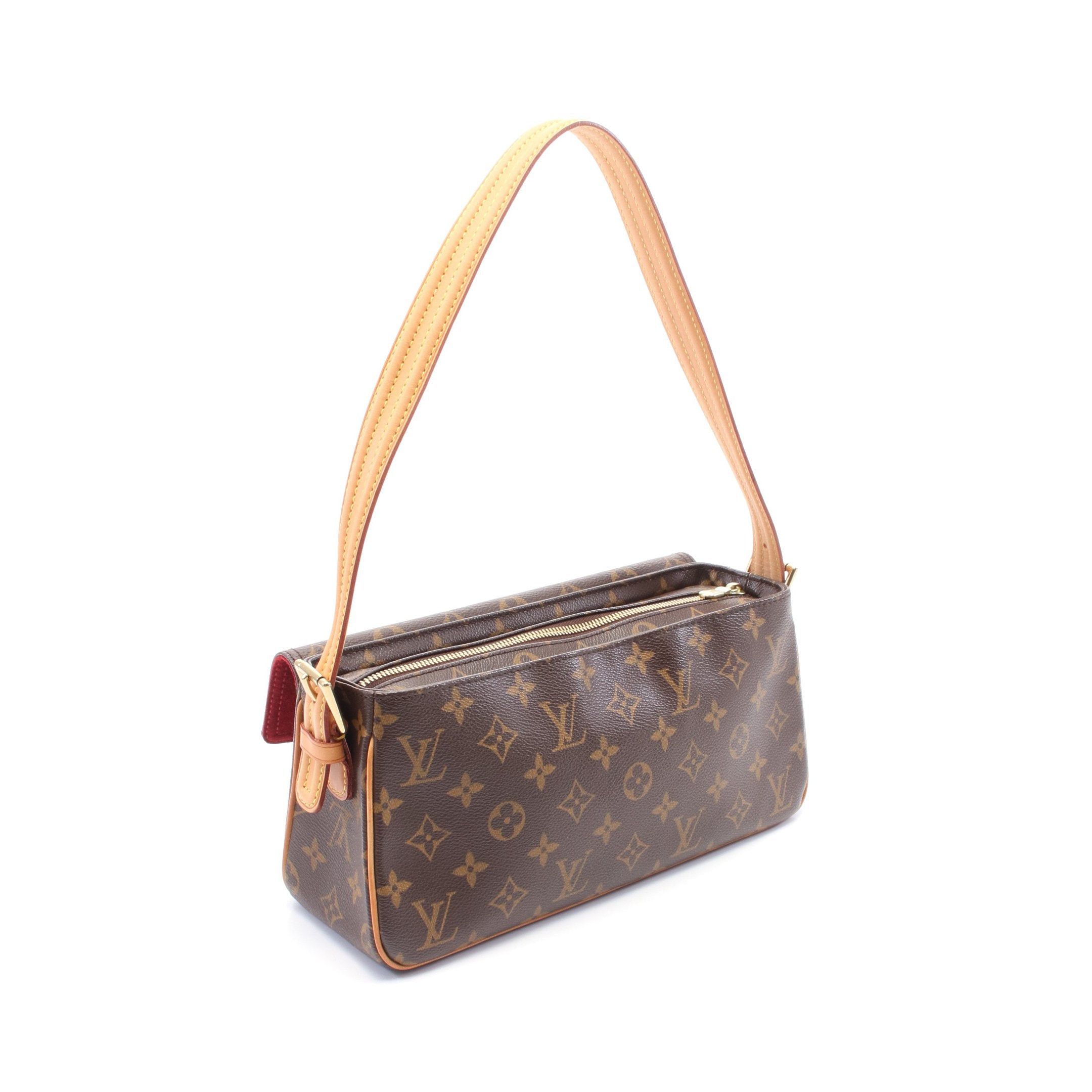 Louis Vuitton Louis Vuitton Vivacite Mm Monogram Shoulder Bag Leather Brown Size ONE SIZE - 2 Thumbnail