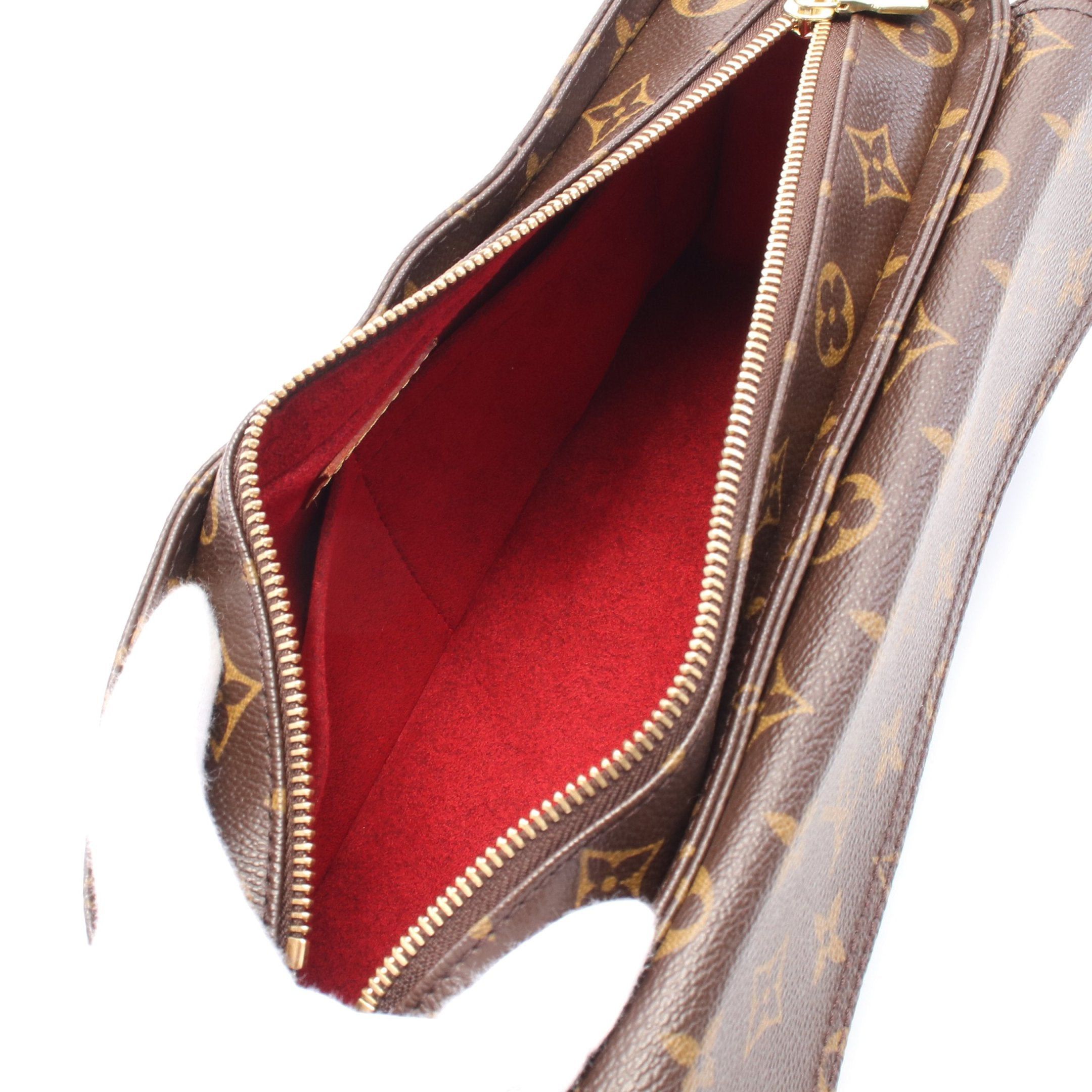 Louis Vuitton Louis Vuitton Vivacite Mm Monogram Shoulder Bag Leather Brown Size ONE SIZE - 3 Thumbnail