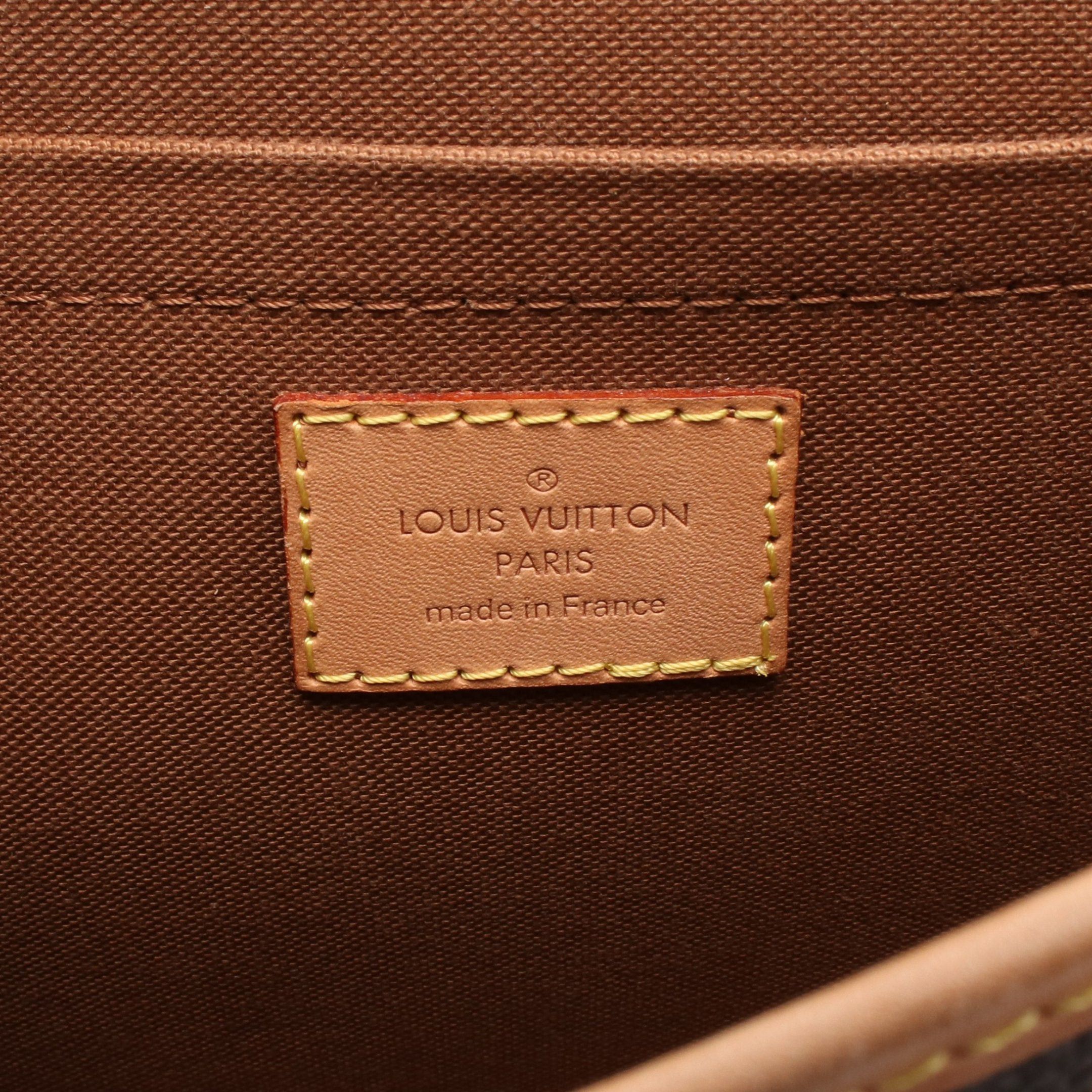 Louis Vuitton Louis Vuitton Sologne Monogram Shoulder Bag Leather Brown Size ONE SIZE - 4 Thumbnail