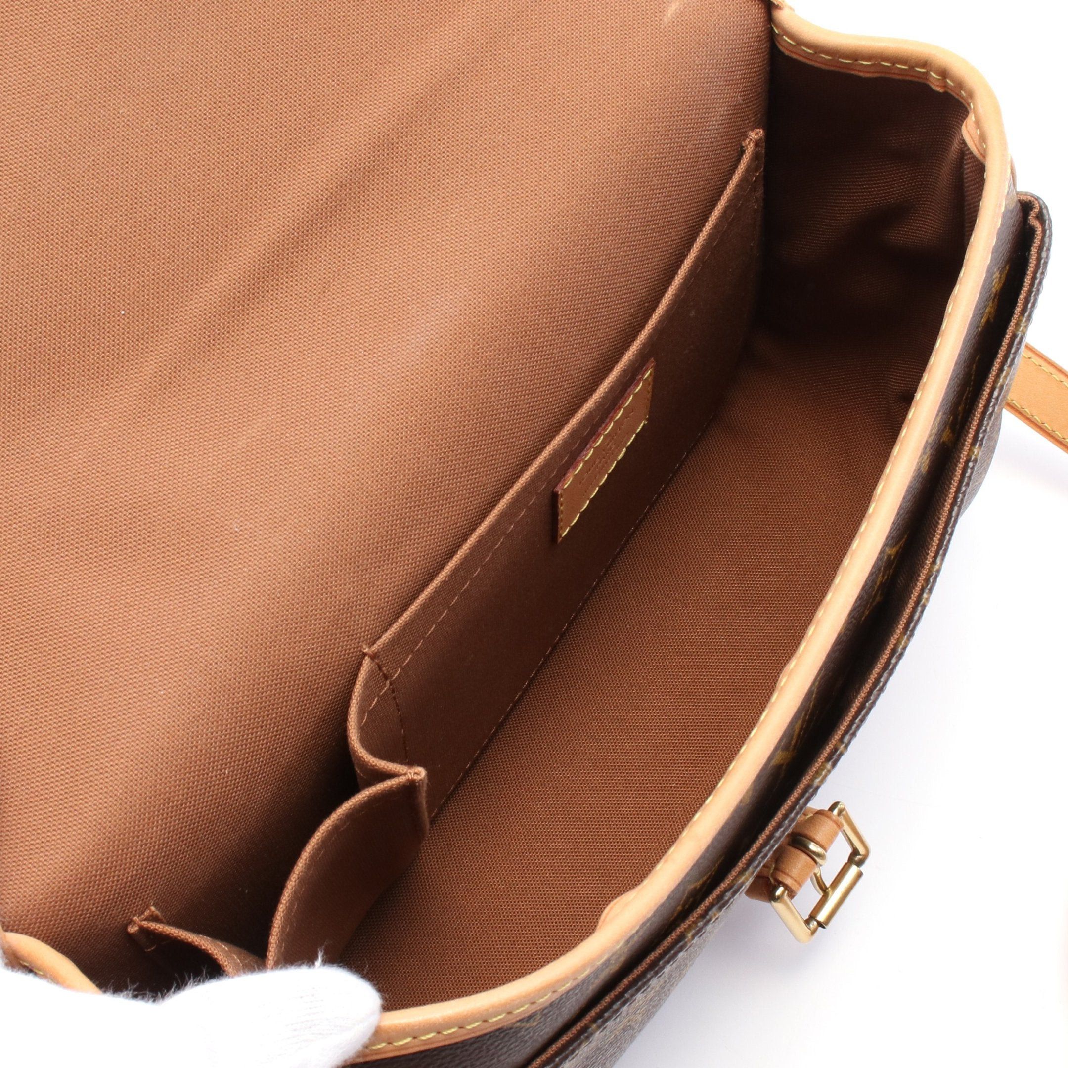 Louis Vuitton Louis Vuitton Sologne Monogram Shoulder Bag Leather Brown Size ONE SIZE - 3 Thumbnail