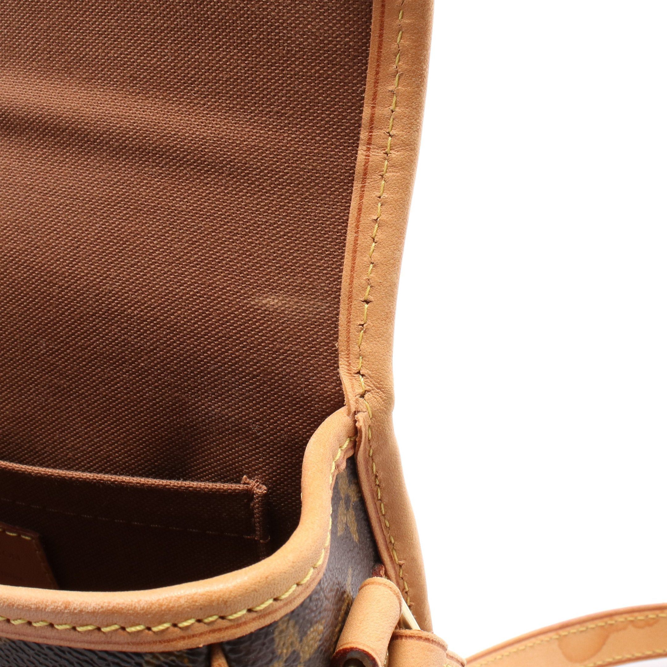 Louis Vuitton Louis Vuitton Sologne Monogram Shoulder Bag Leather Brown Size ONE SIZE - 6 Thumbnail